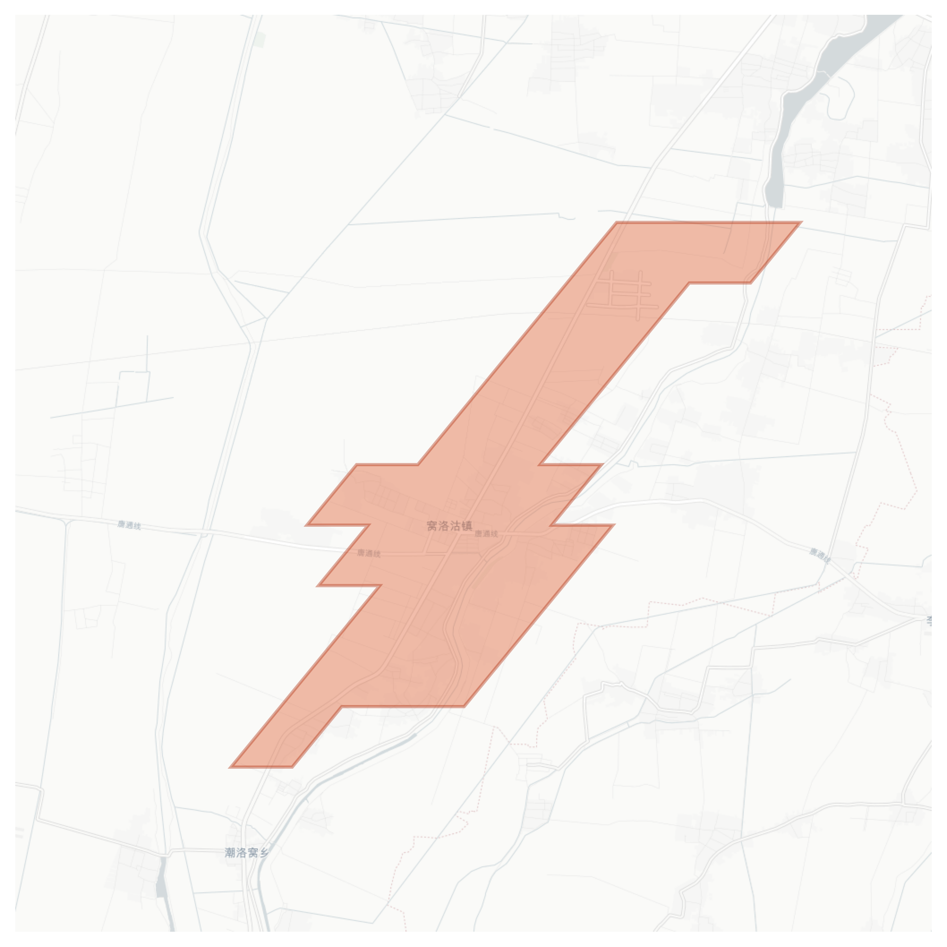Woluogu geographic map