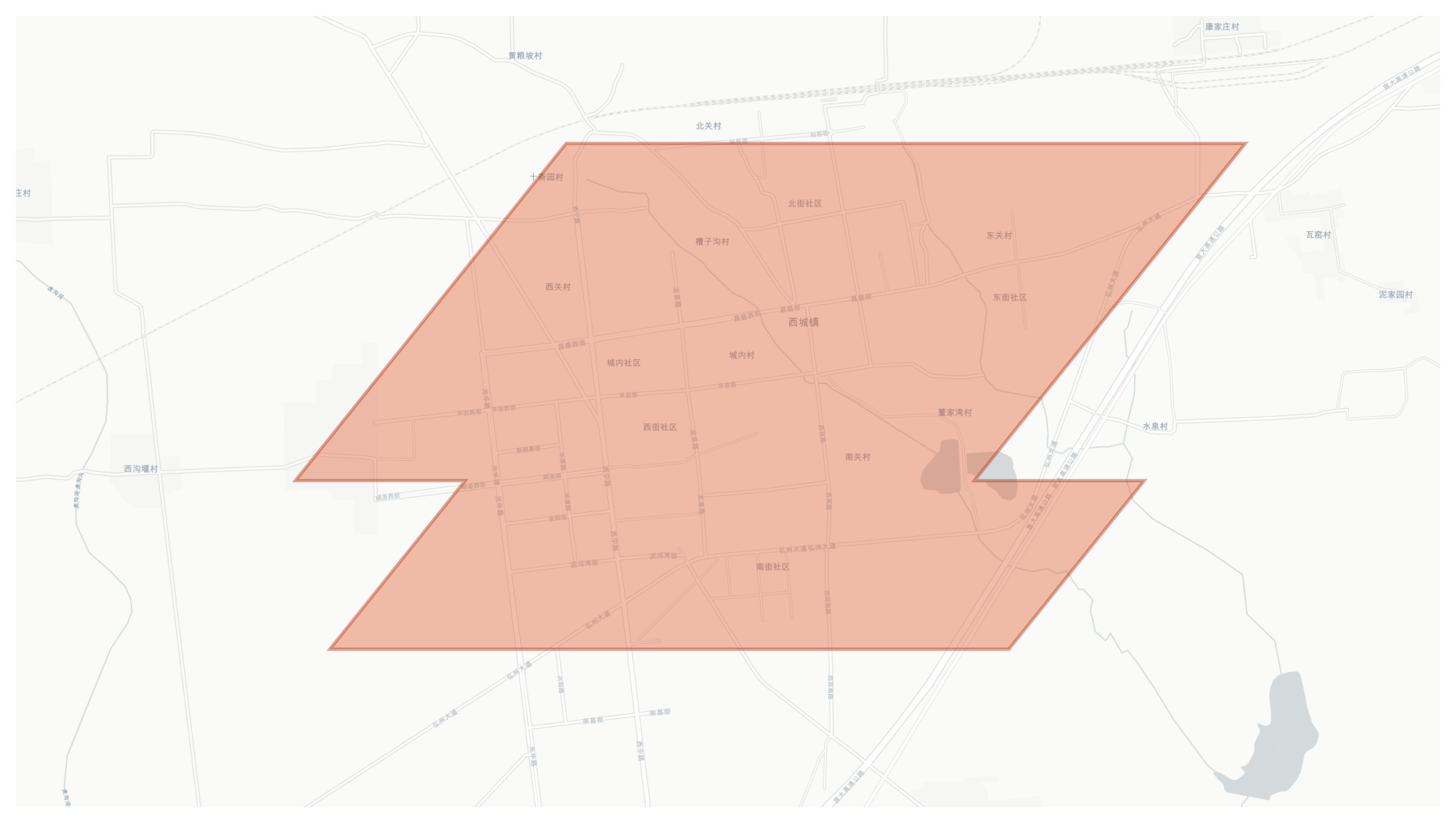 Yangyuan geographic map
