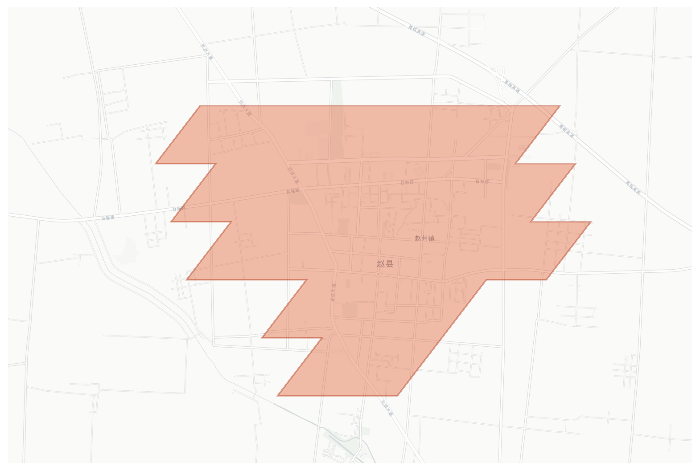 Zhaoxian geographic map