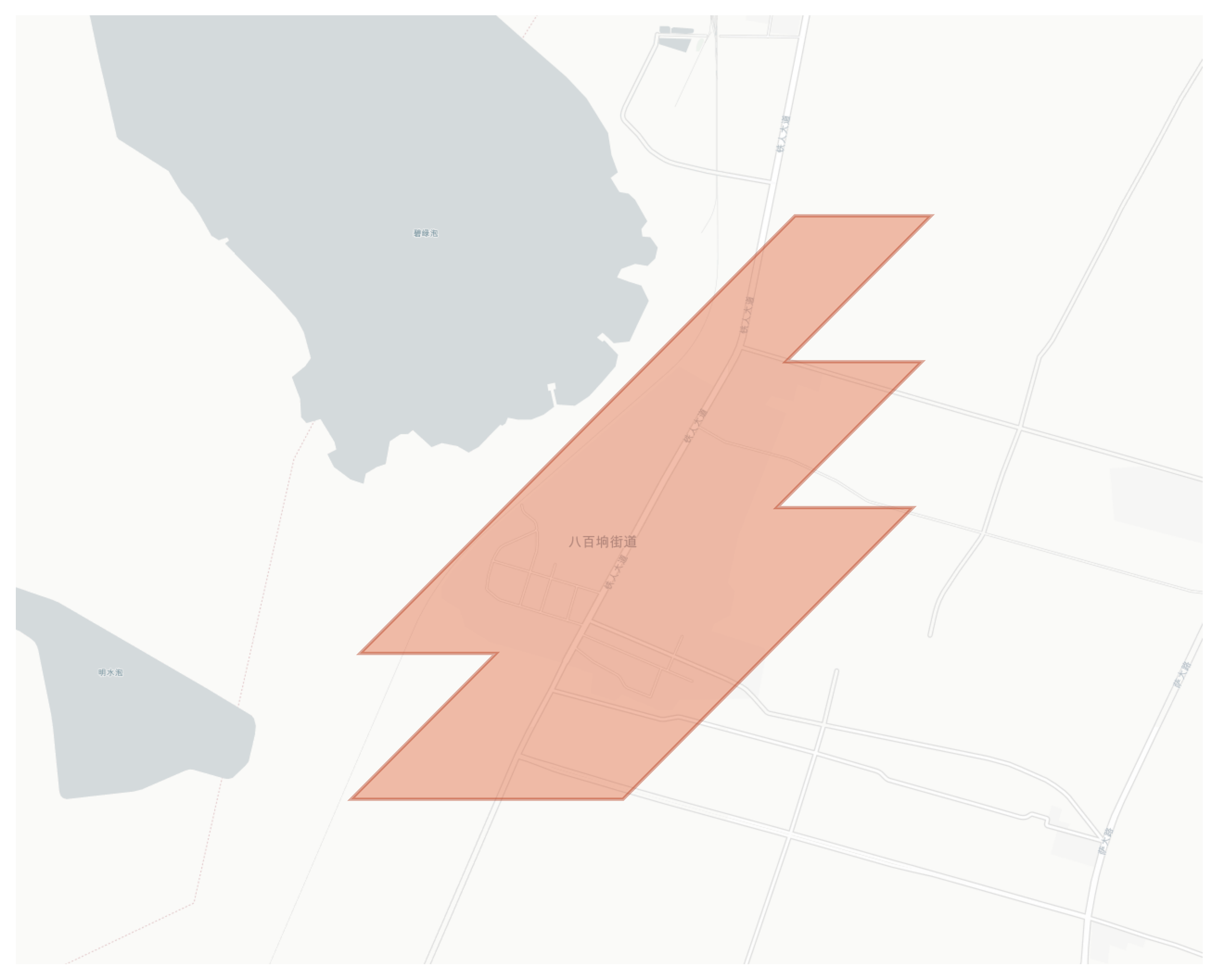 Babaishang geographic map