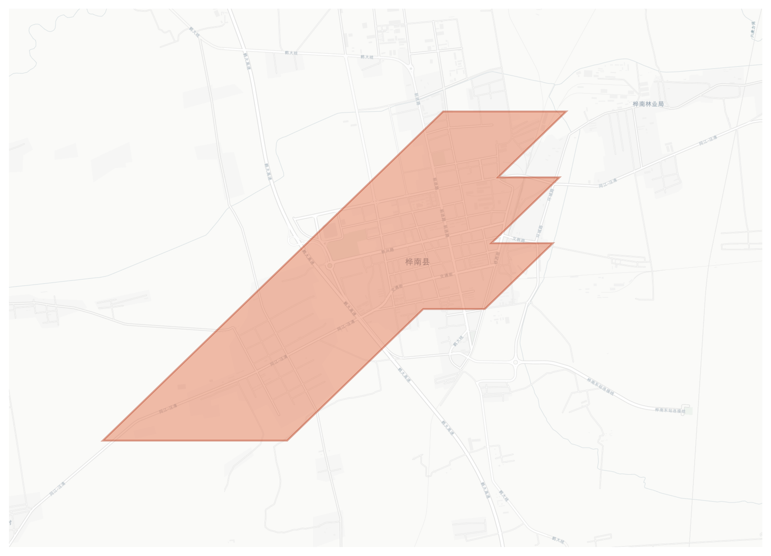 Huanan geographic map