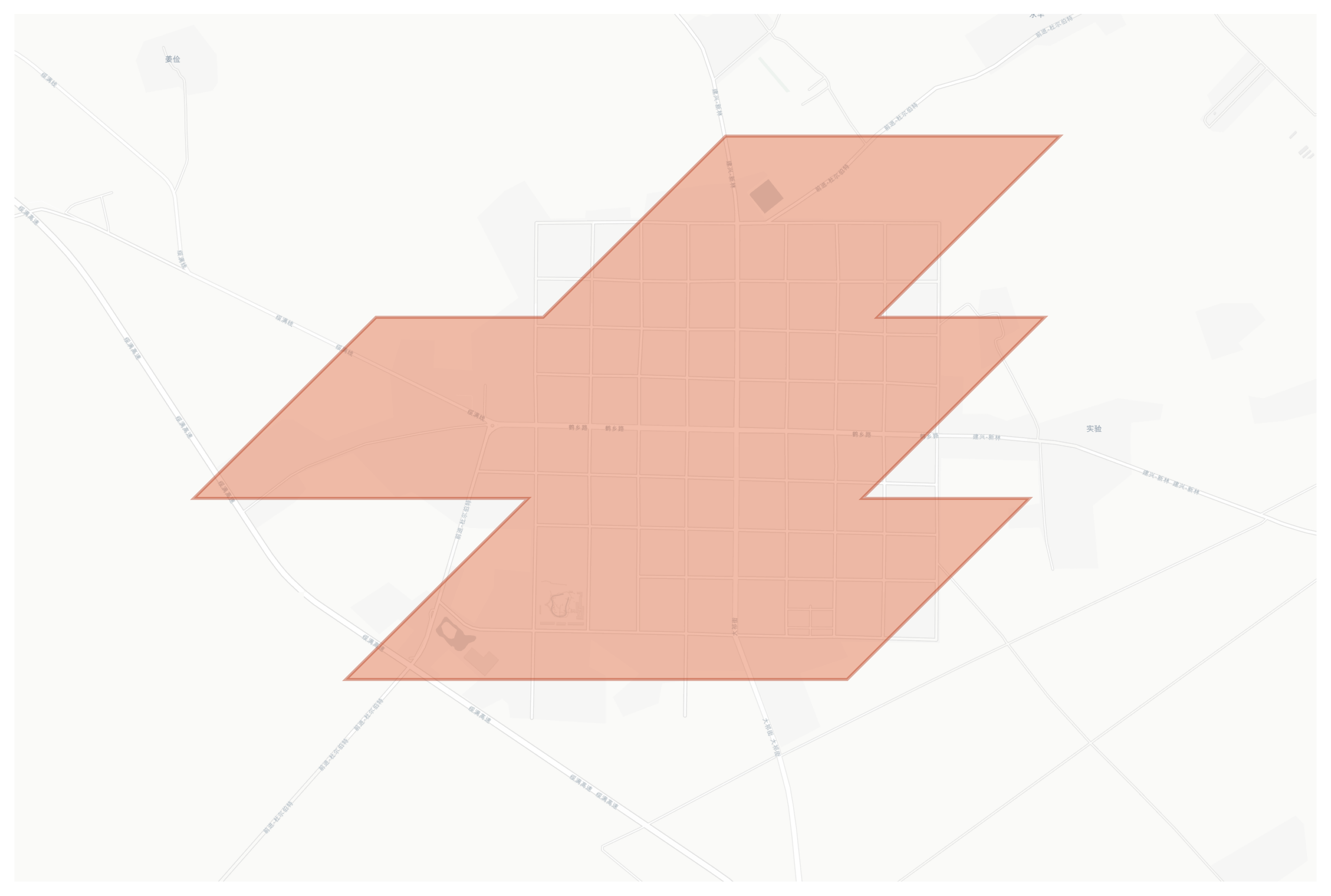Lindian geographic map
