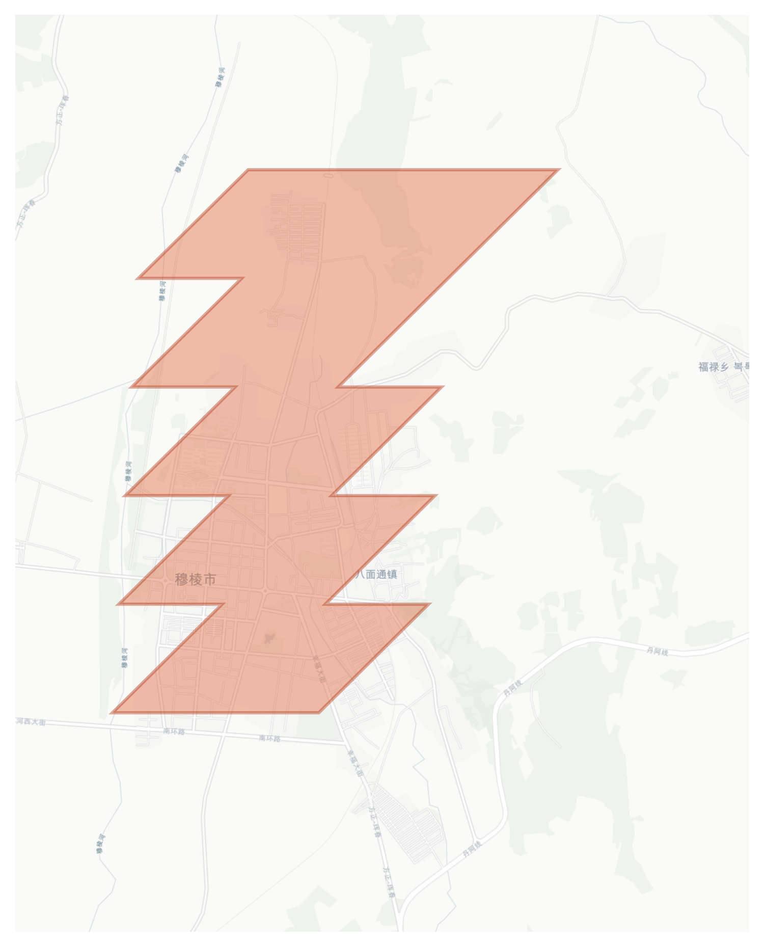 Muling geographic map