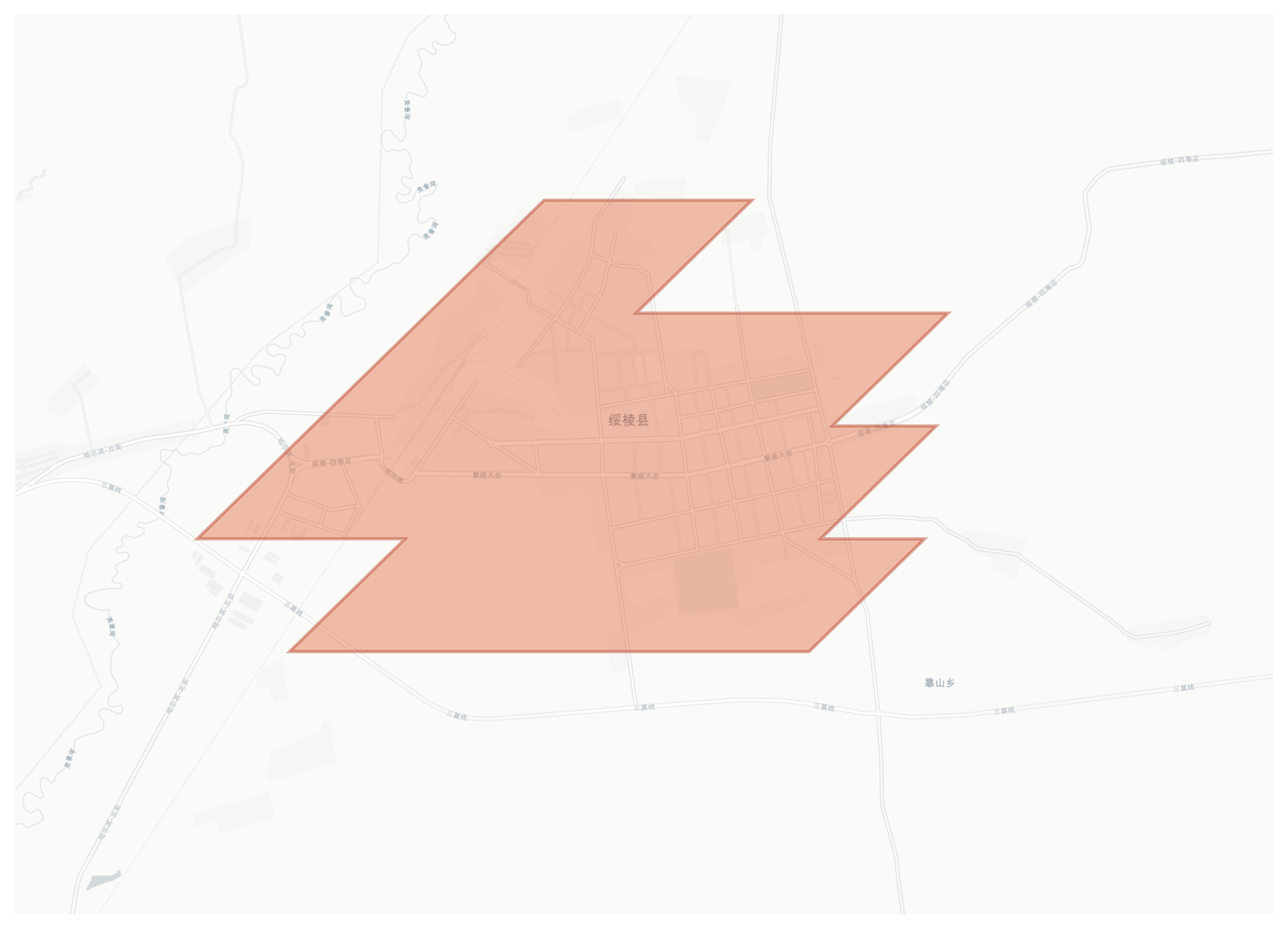 Suiling geographic map