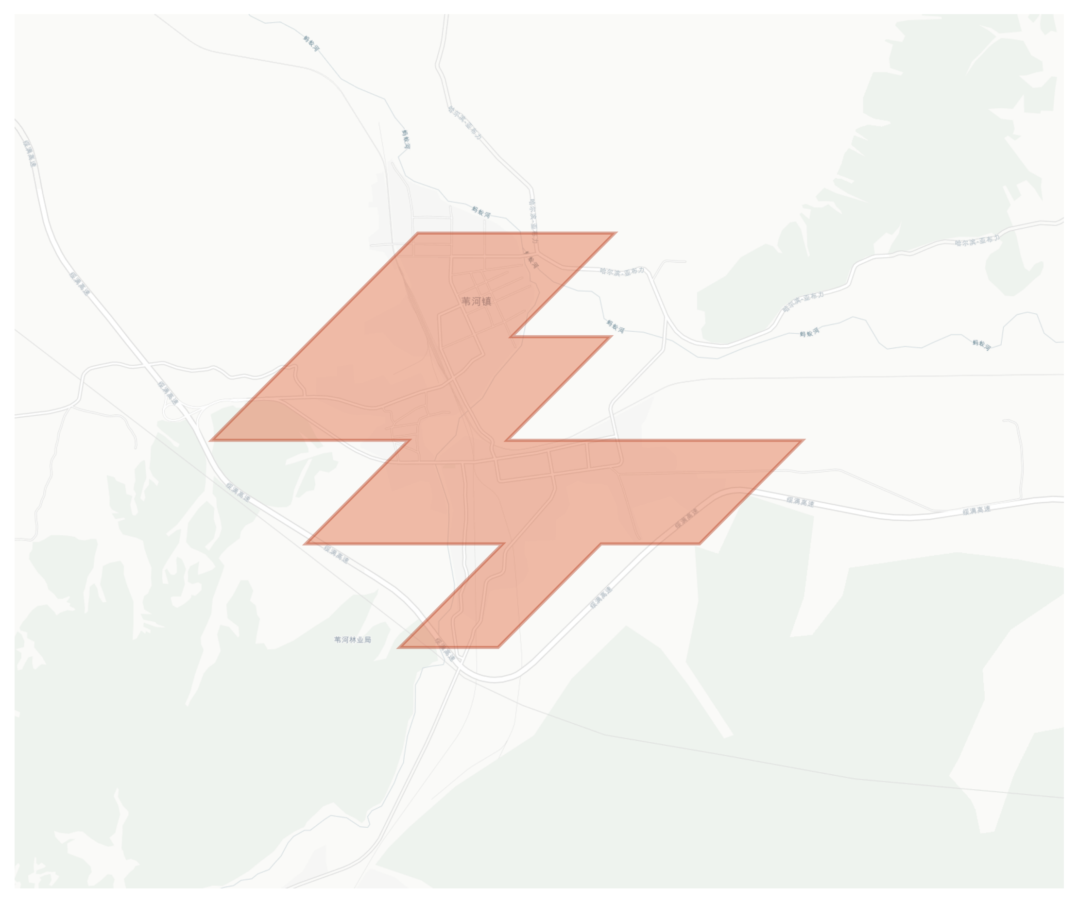 Weihe geographic map