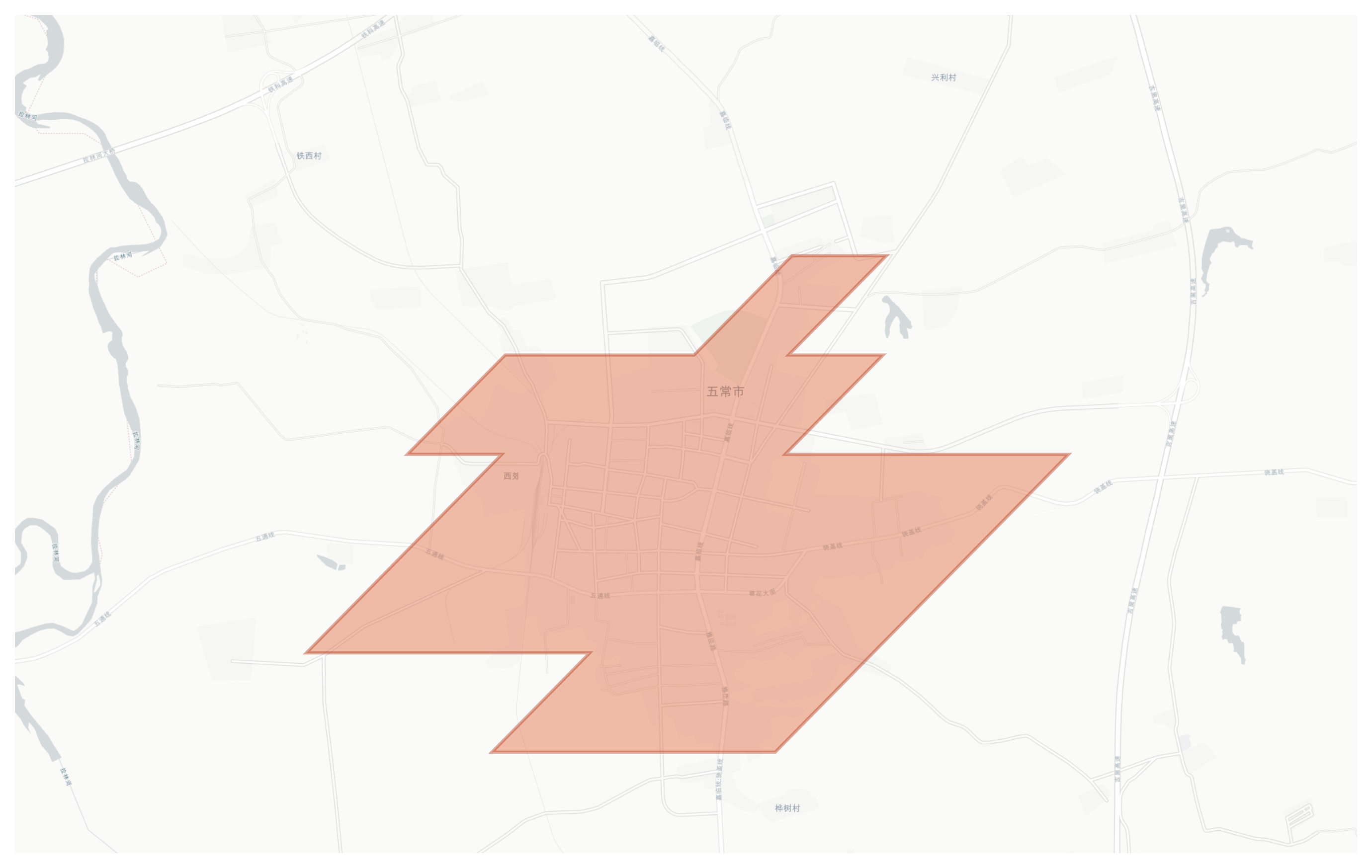 Wuchang geographic map