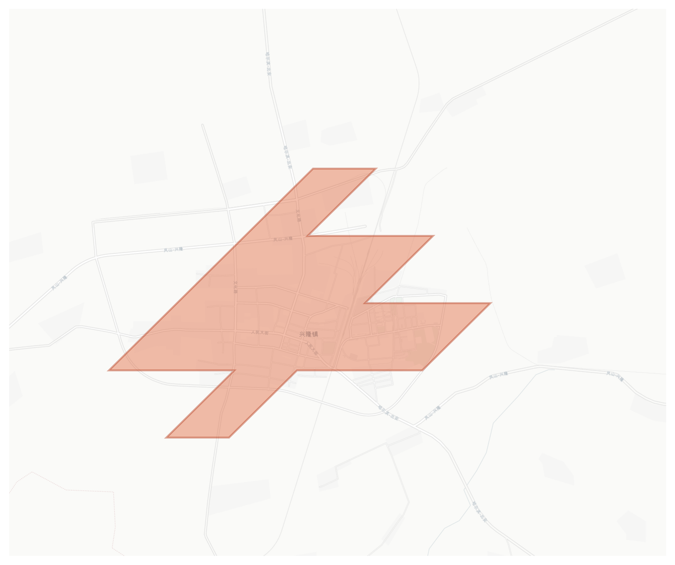 Xinglong geographic map
