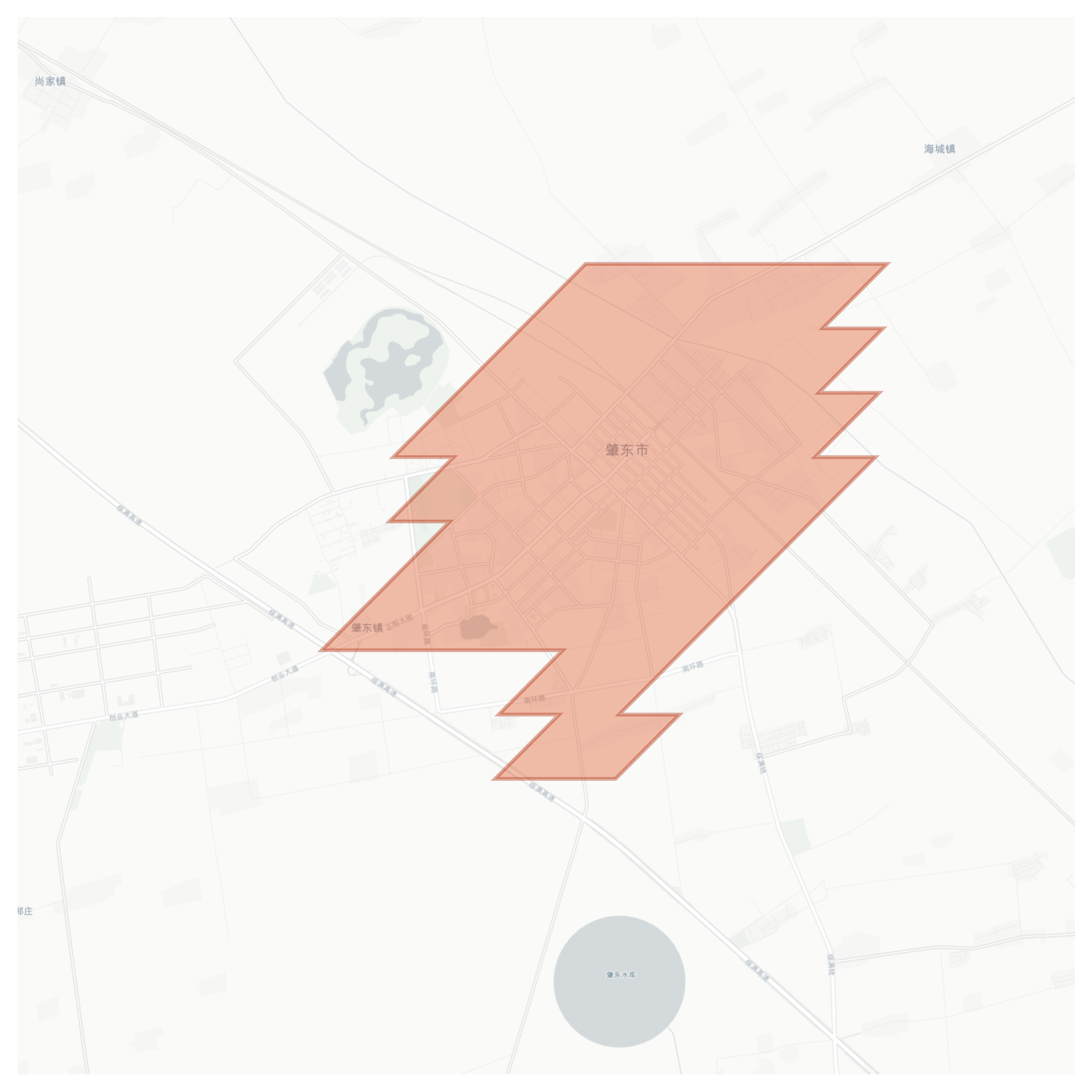 Zhaodong geographic map