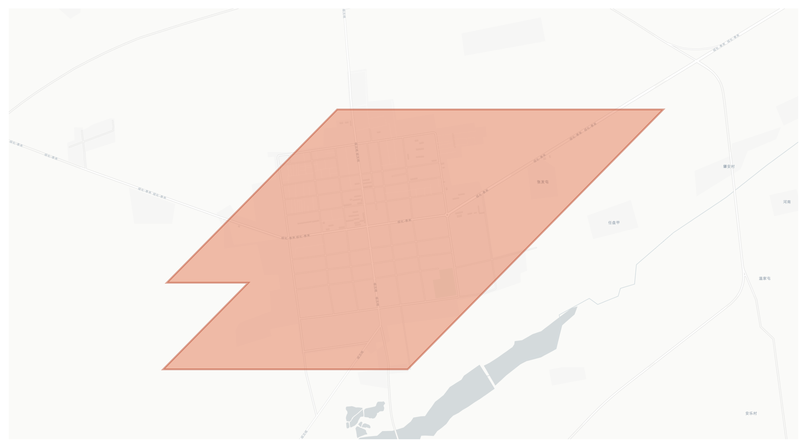 Zhaozhou geographic map