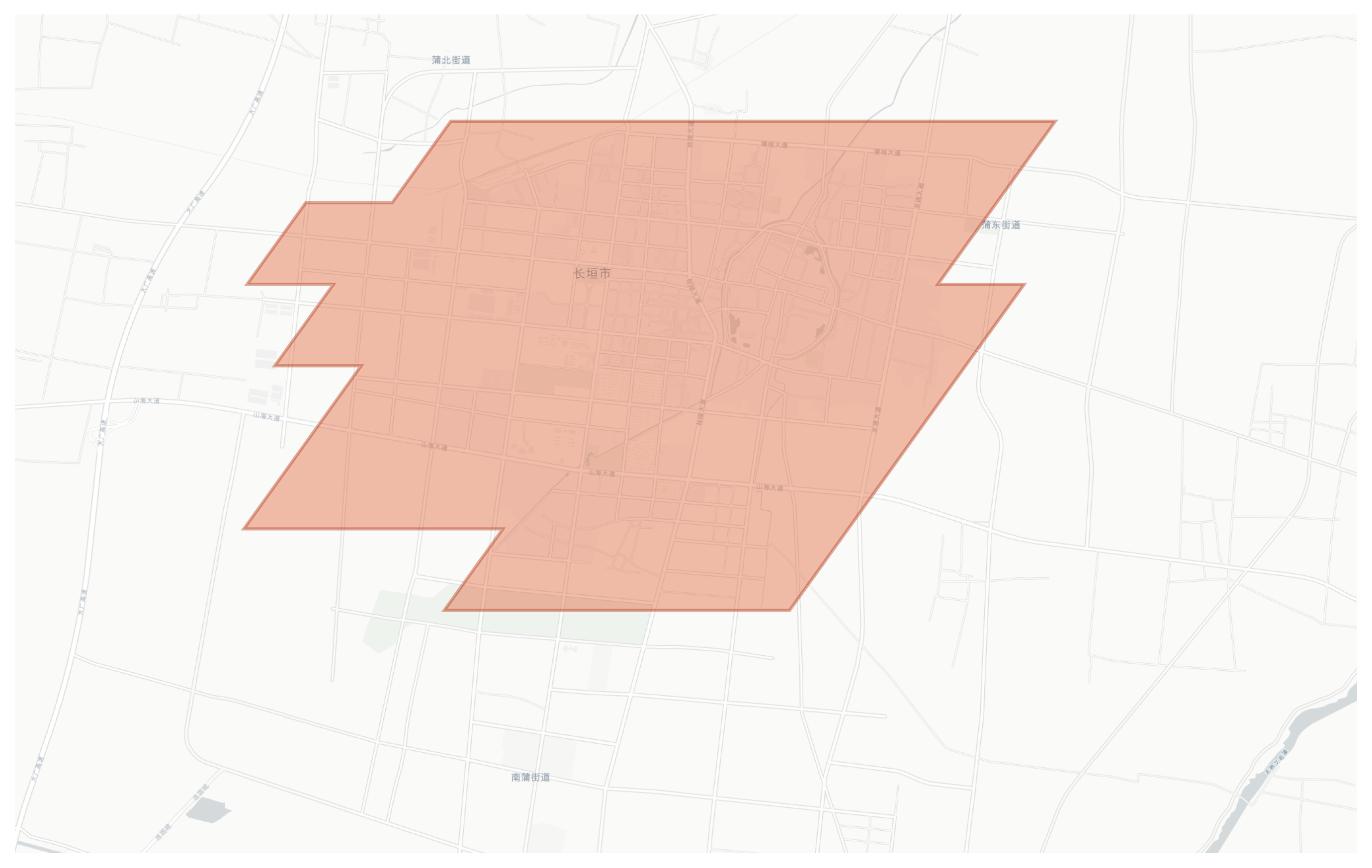 Changyuan geographic map