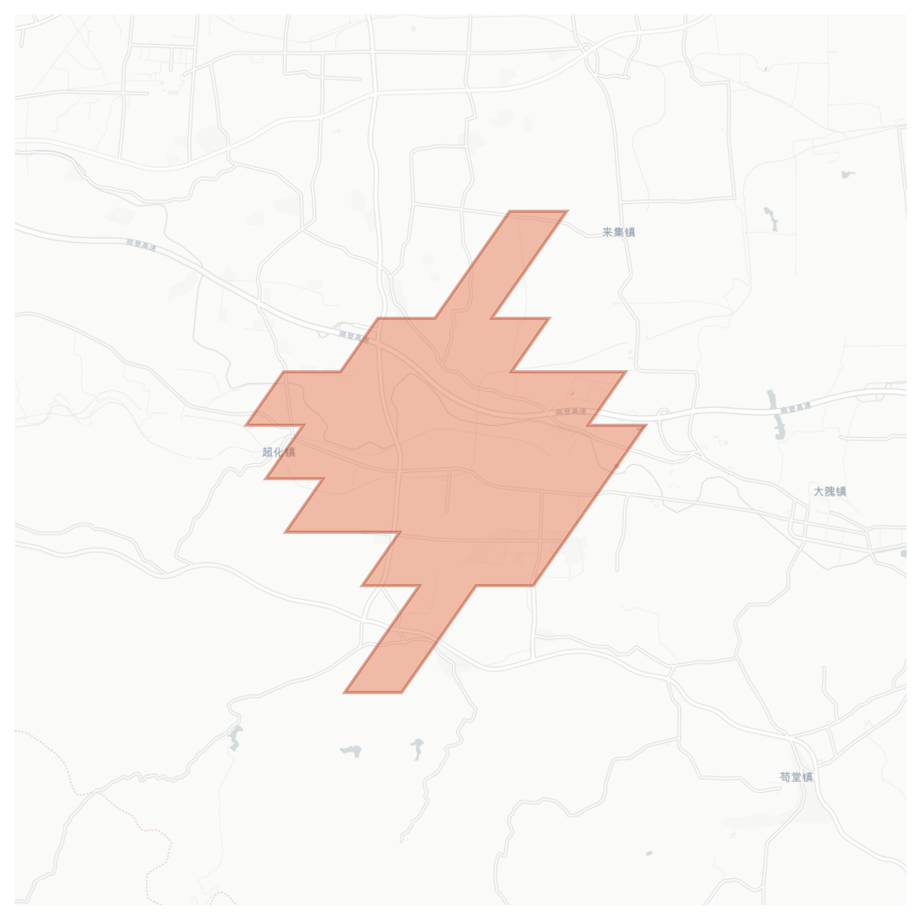 超化 geographic map