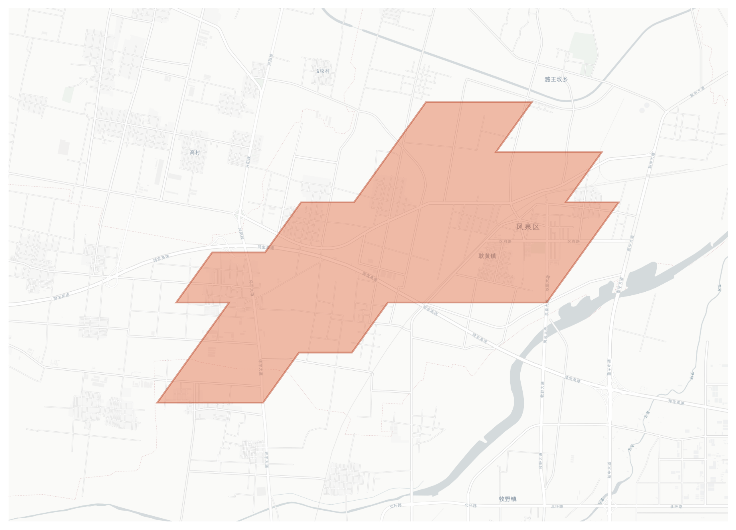 Fengquan geographic map