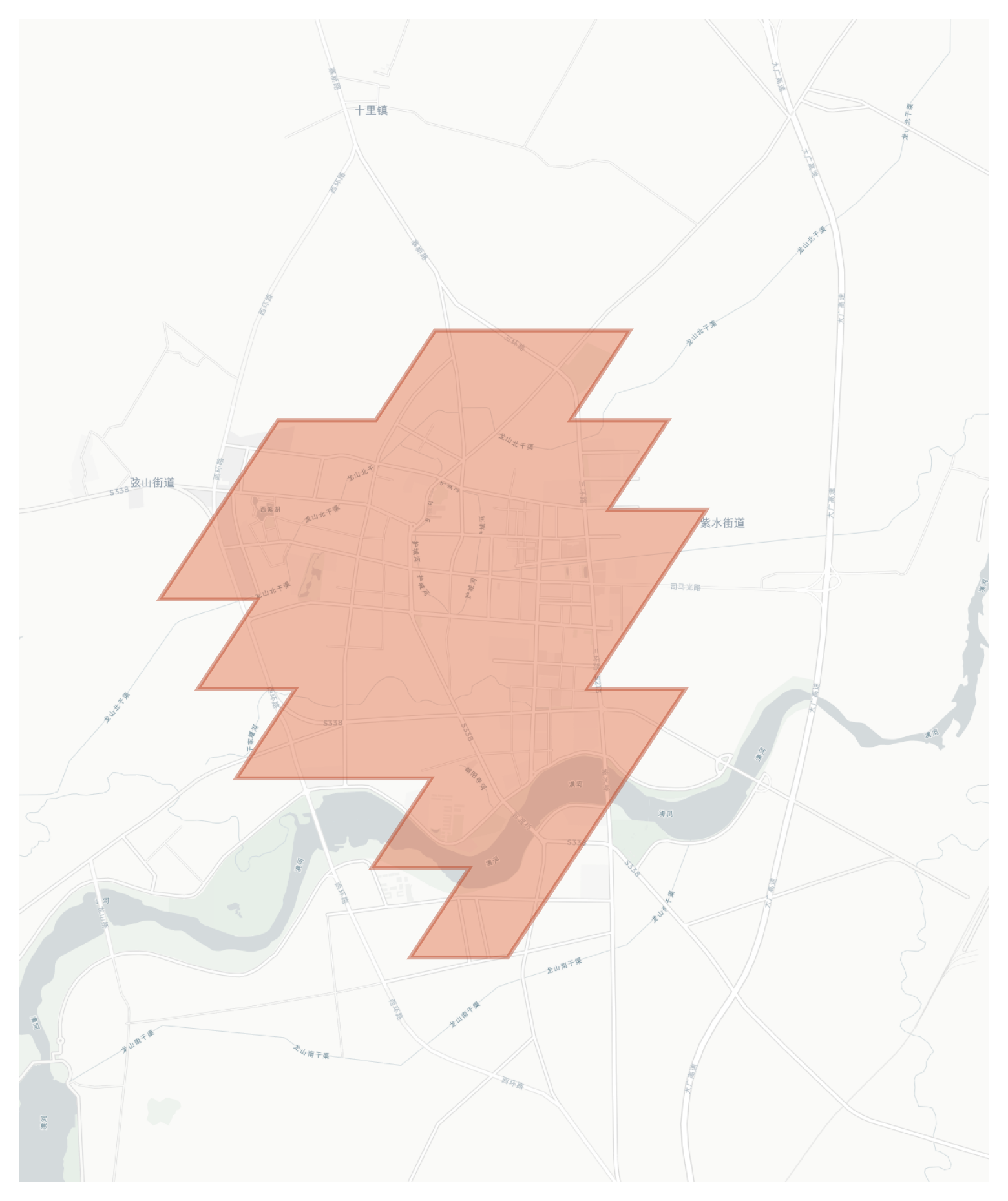 Guangshan geographic map
