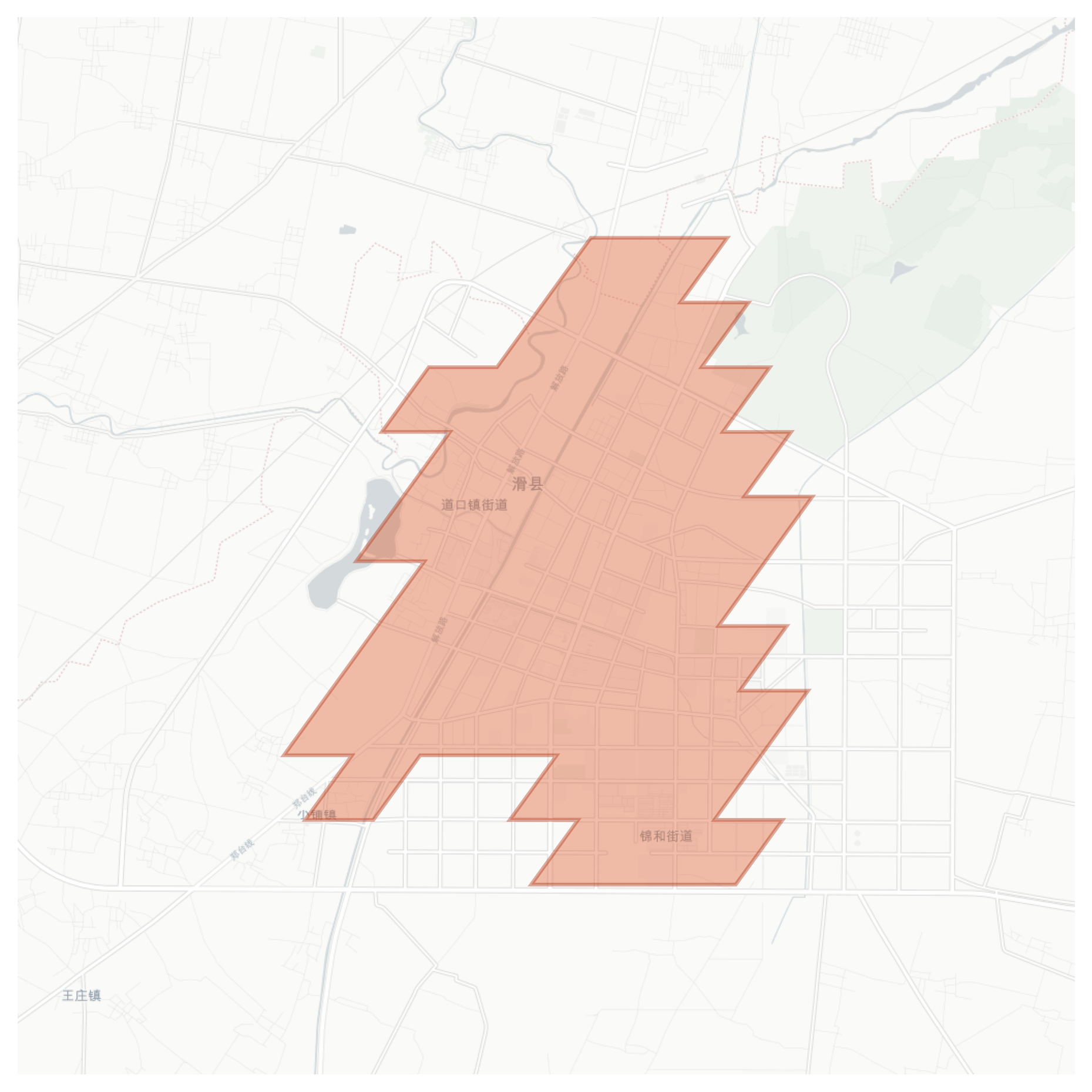 Huaxian geographic map