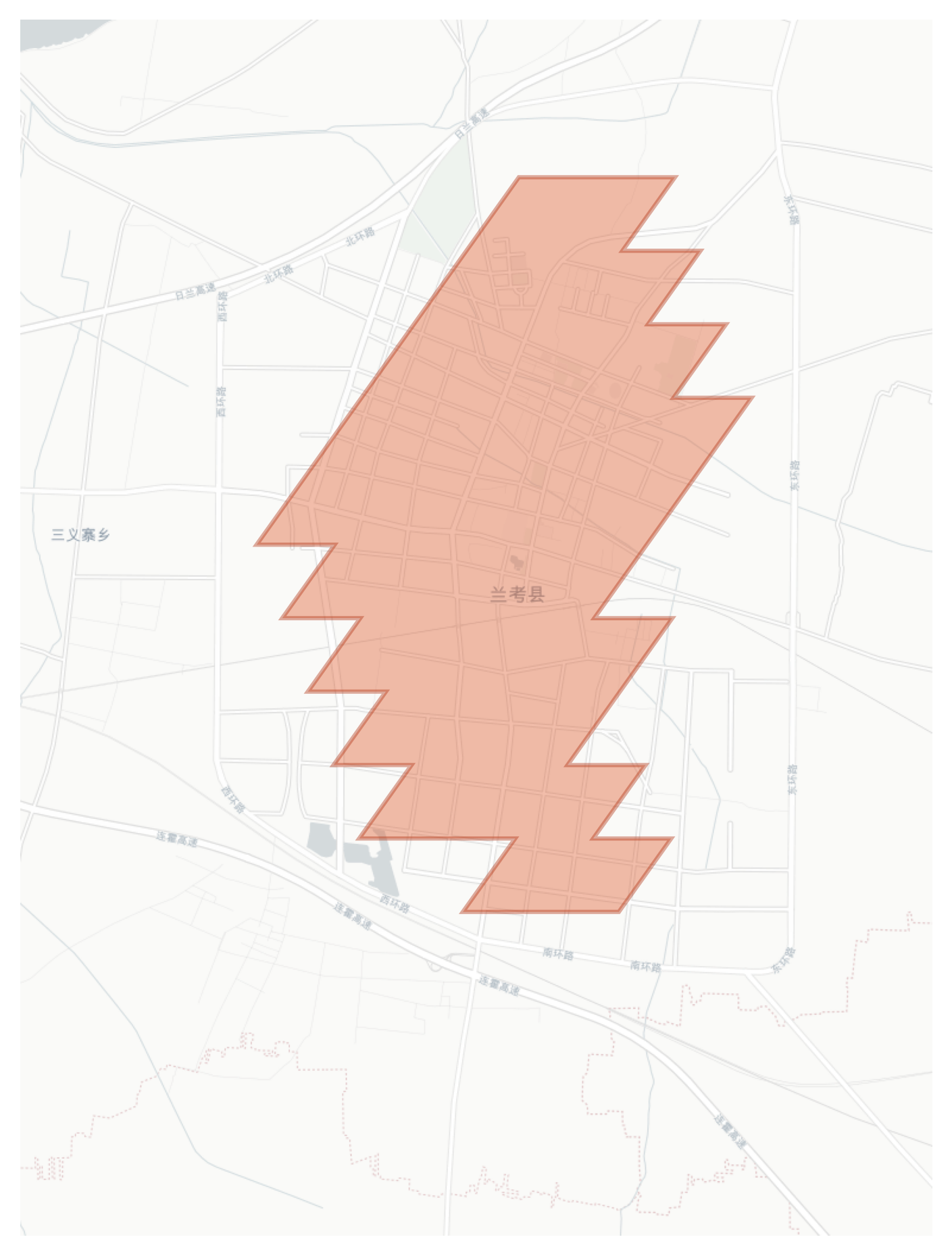 Lankao geographic map