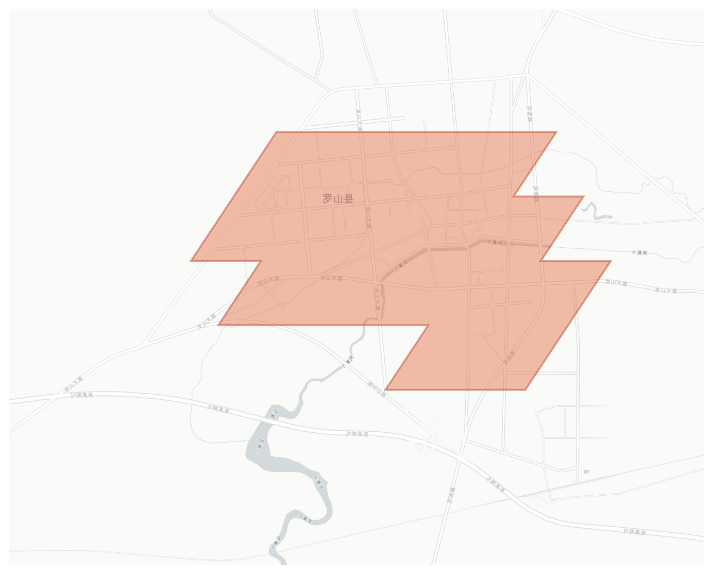 Loushan geographic map