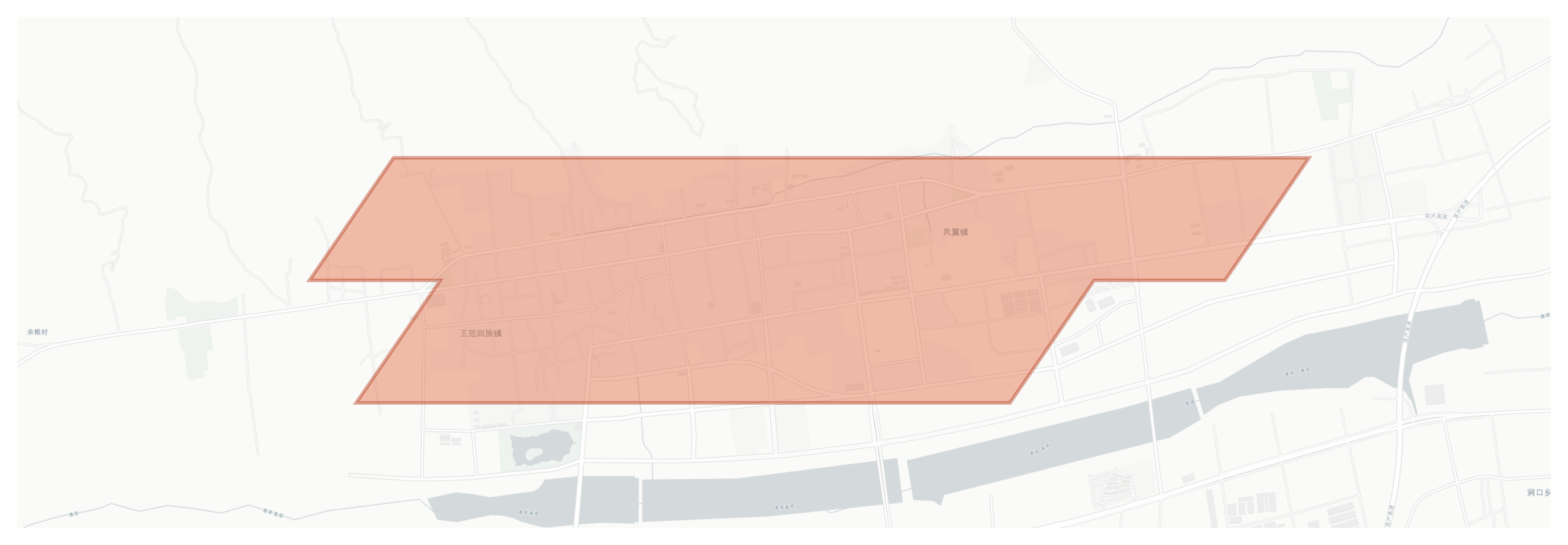 Luoning County geographic map
