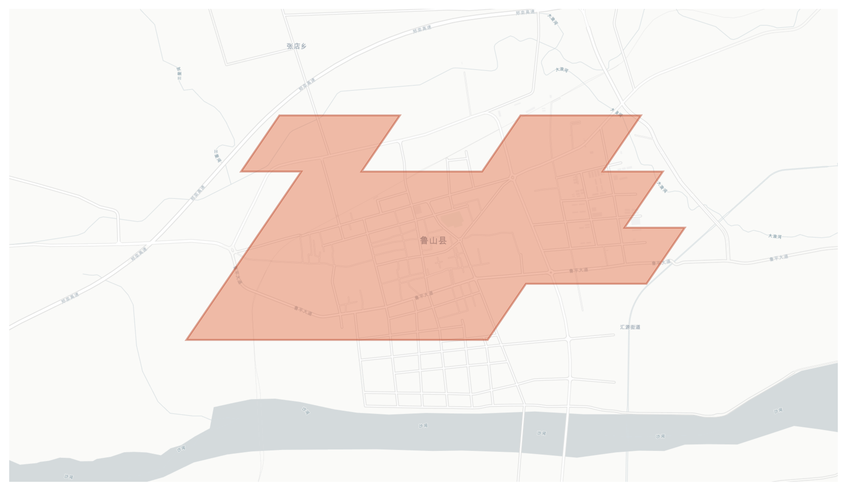 Lushan geographic map