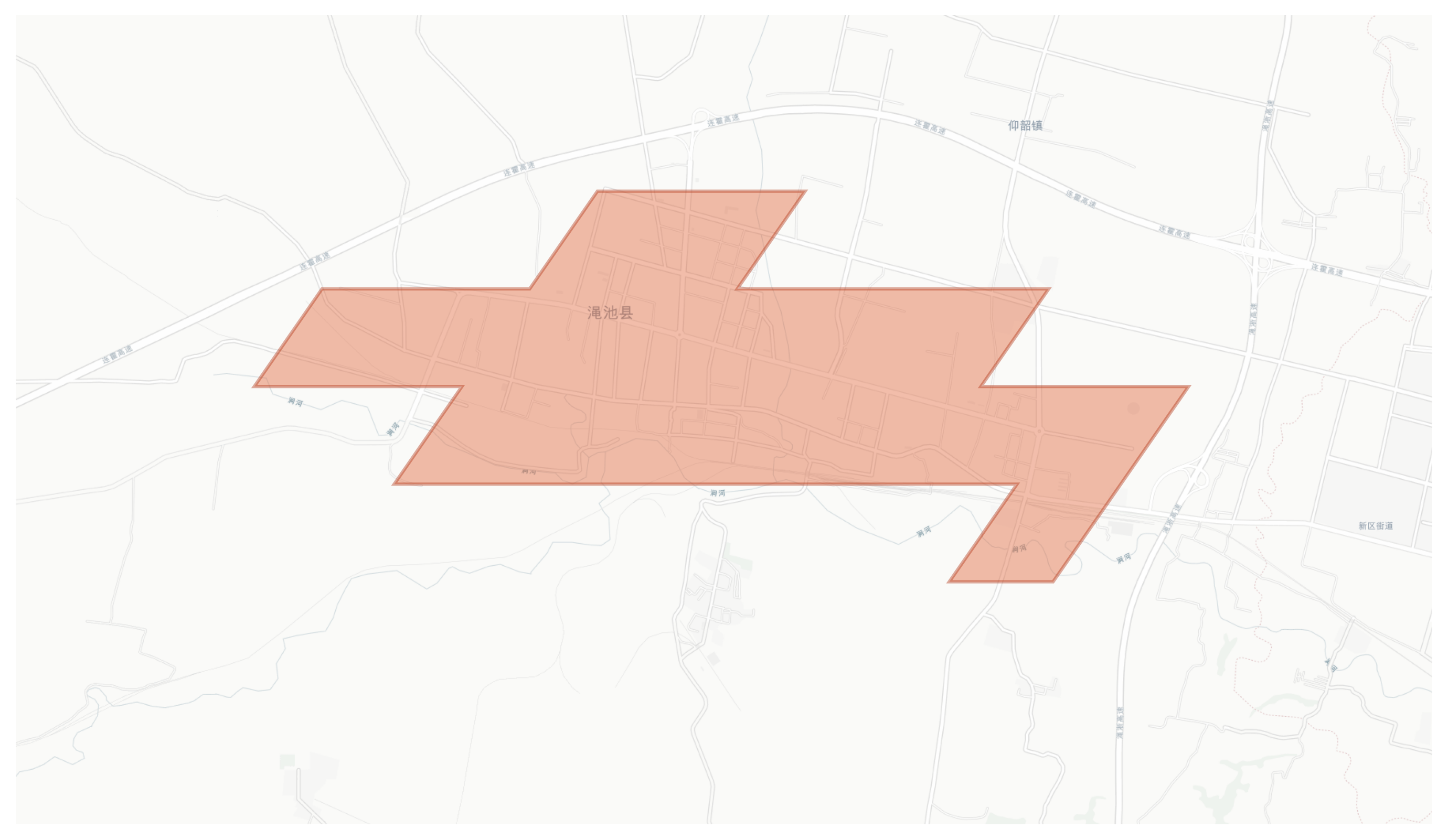 Mianchi geographic map