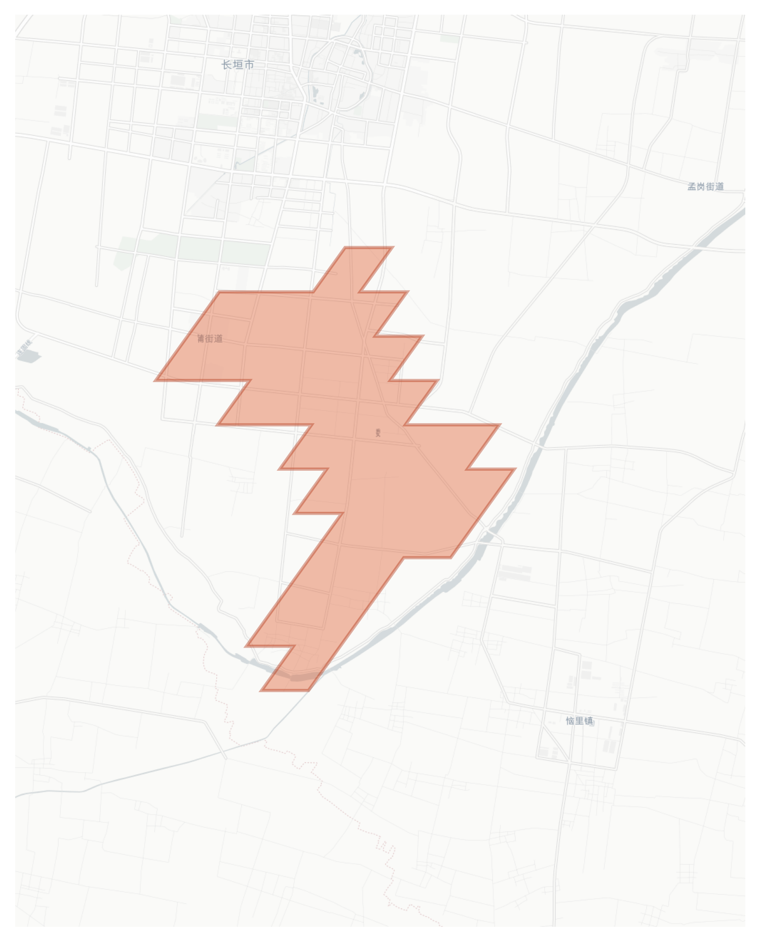 Nanpu geographic map