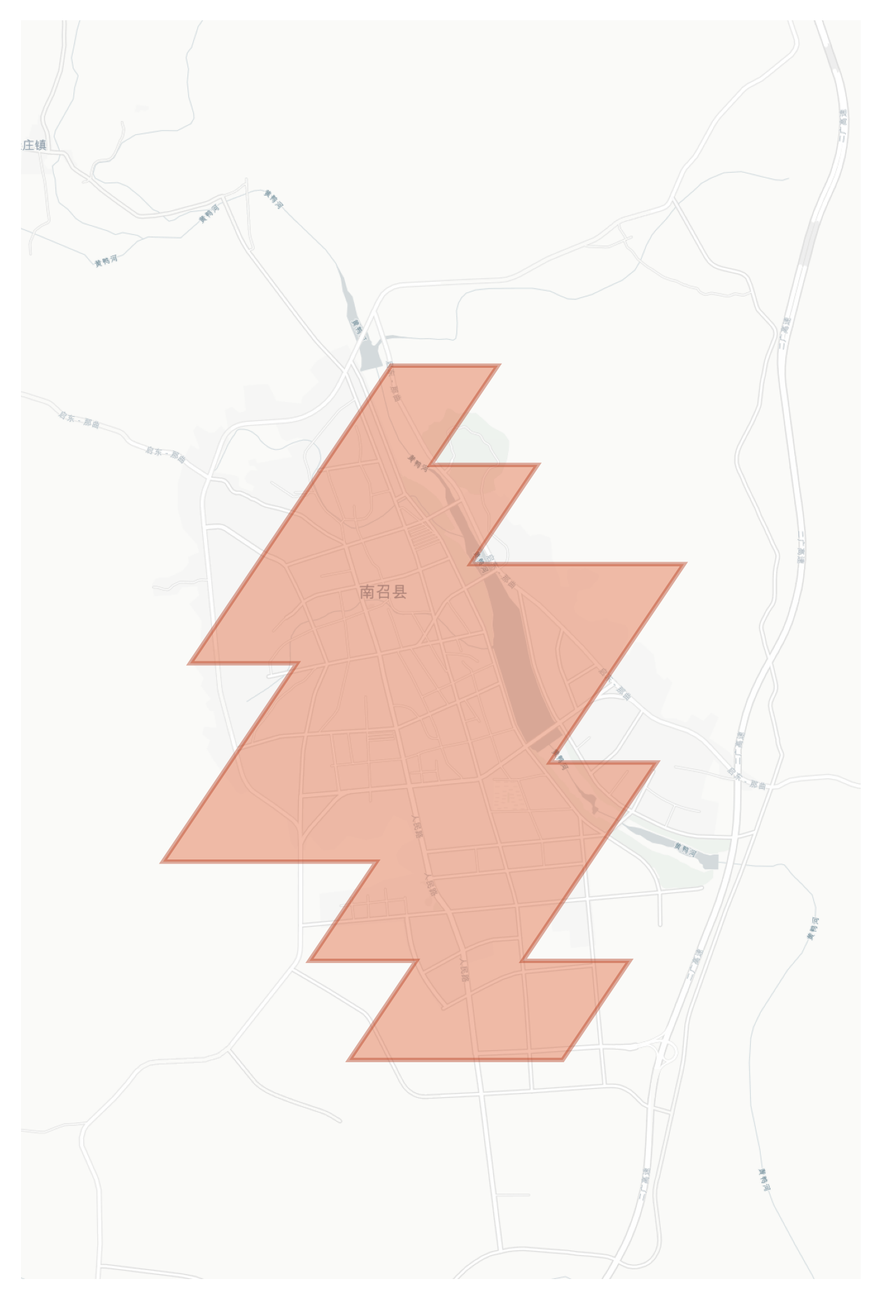 Nanzhao geographic map