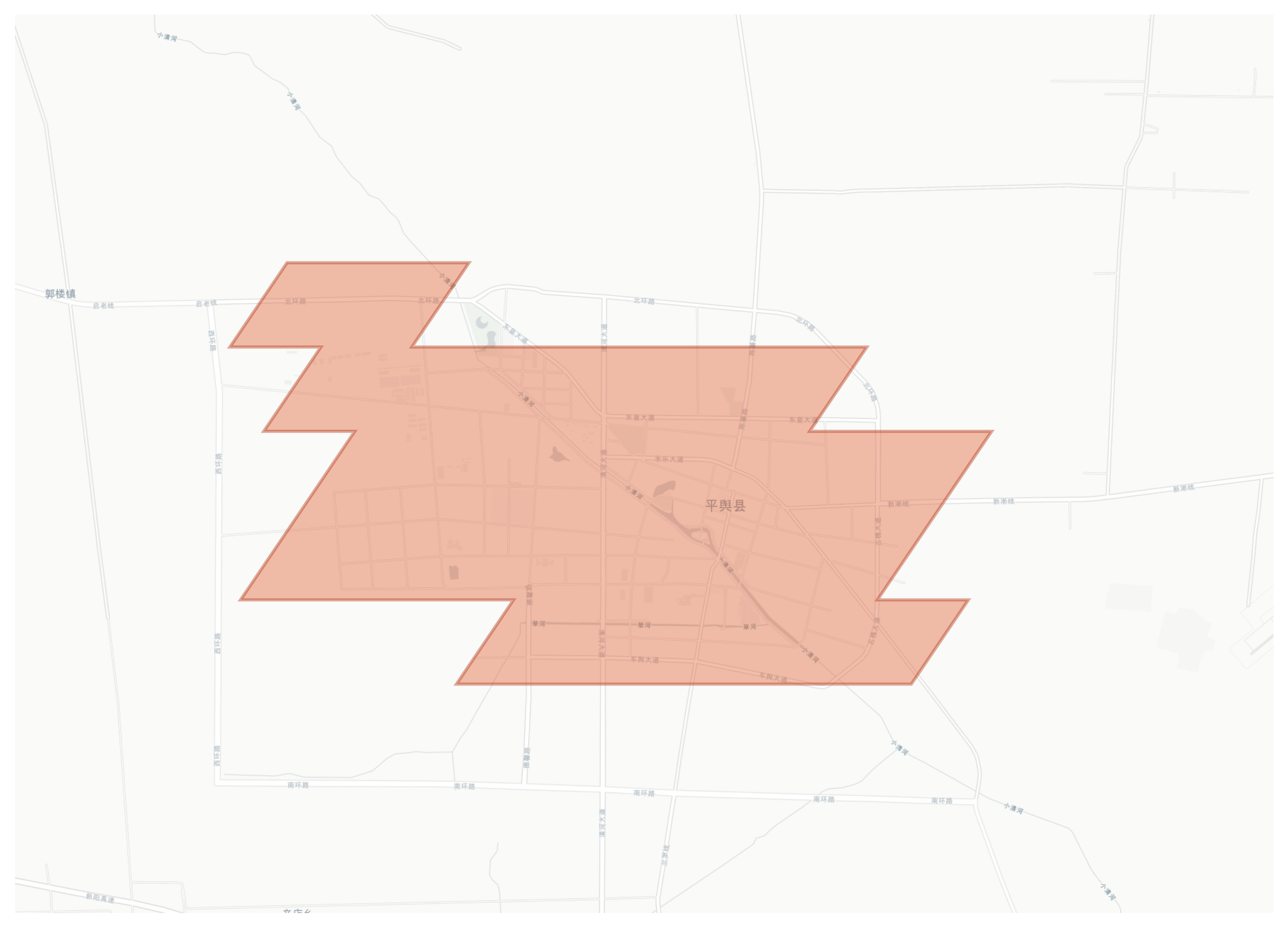 Pingyu geographic map