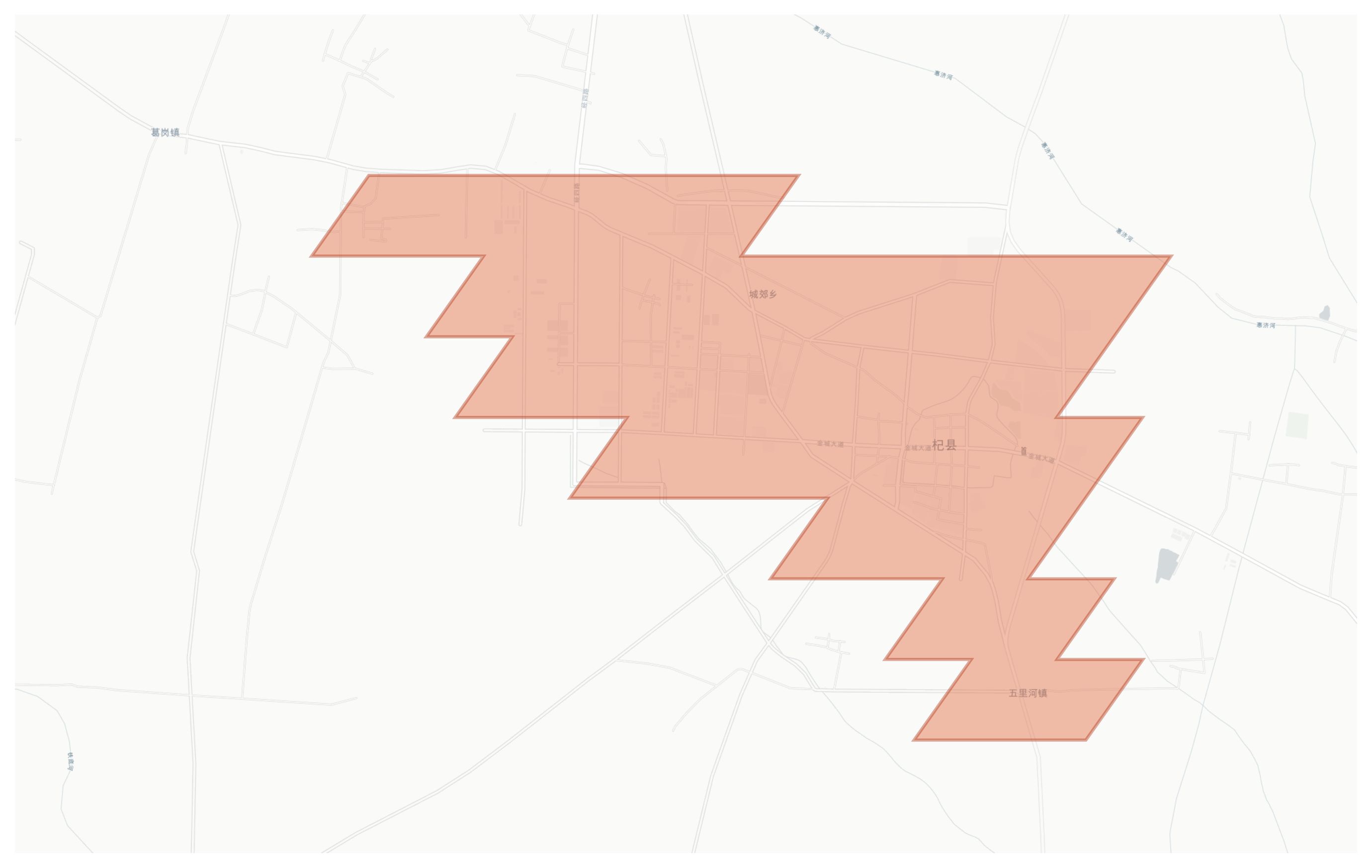 Qixian geographic map