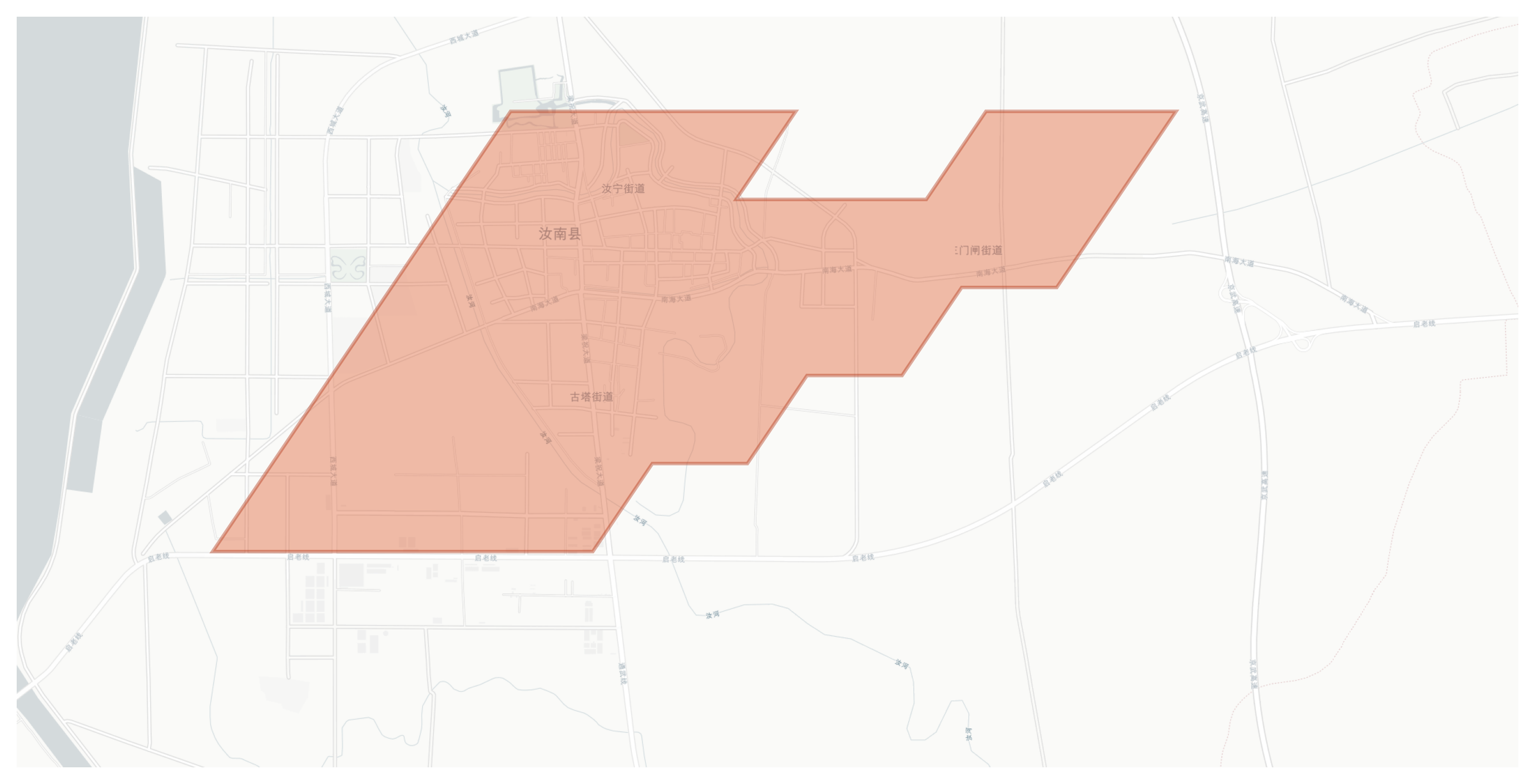 Runan geographic map