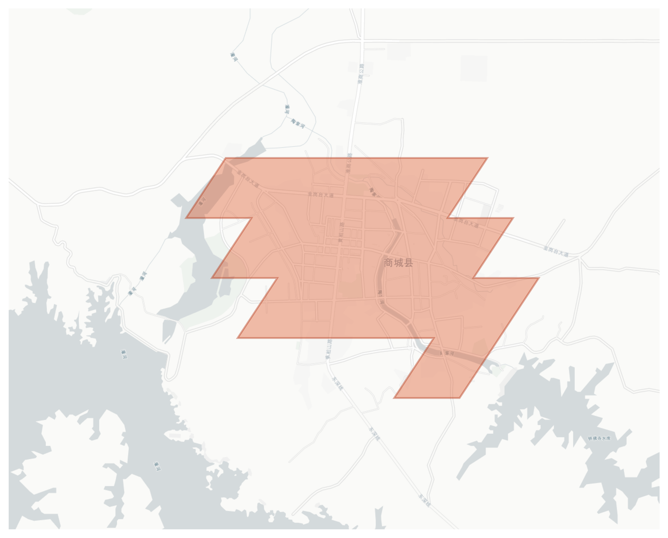 Shangcheng geographic map