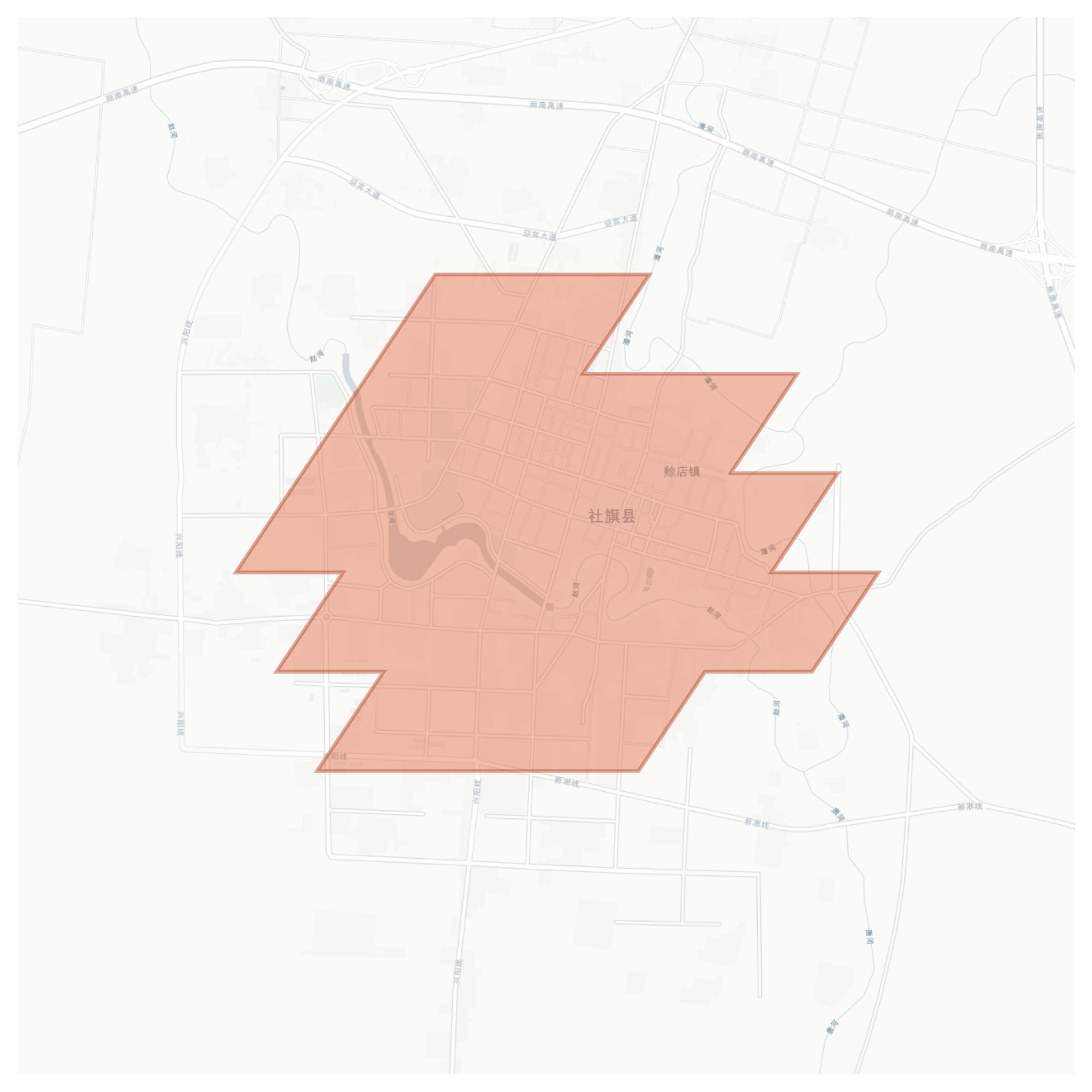 Sheqi geographic map