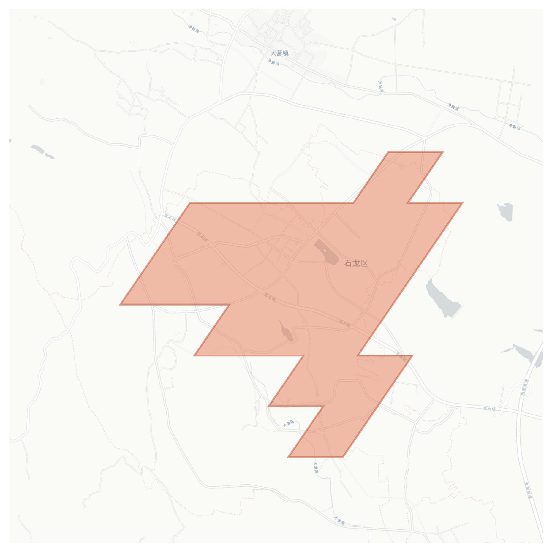 Shilong geographic map