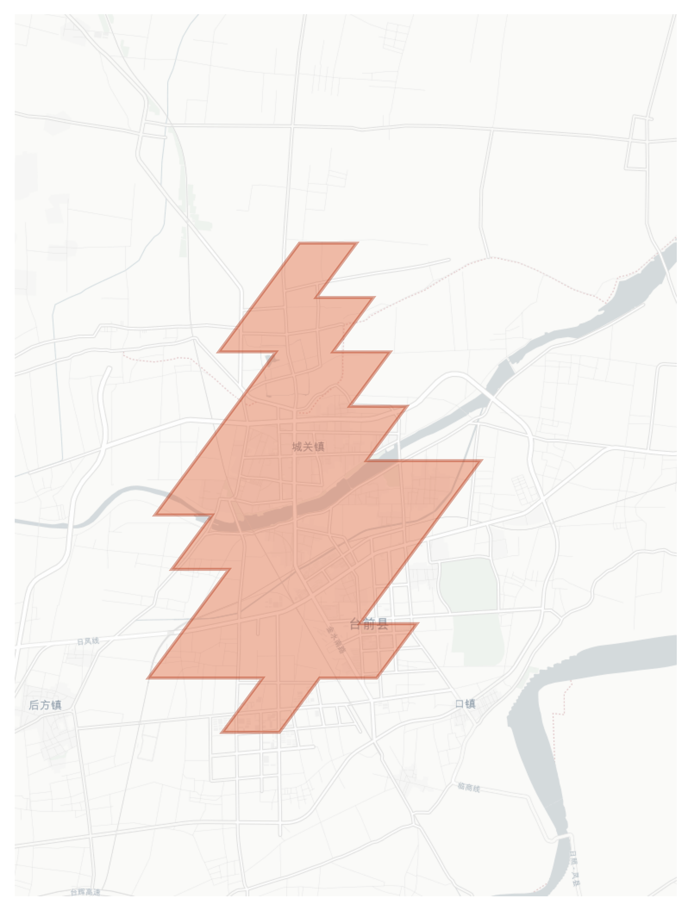 Shouzhang geographic map