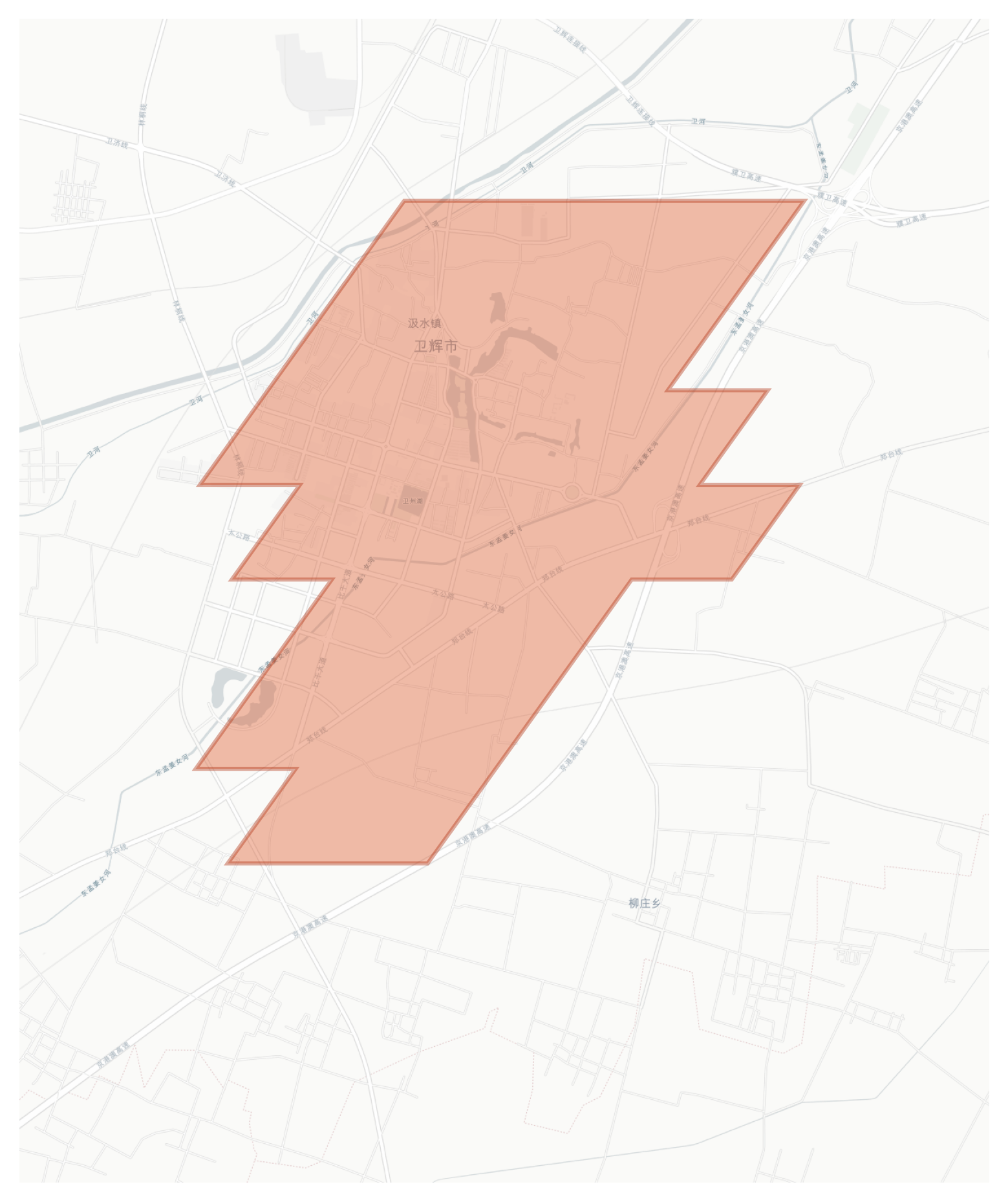 Weihui geographic map