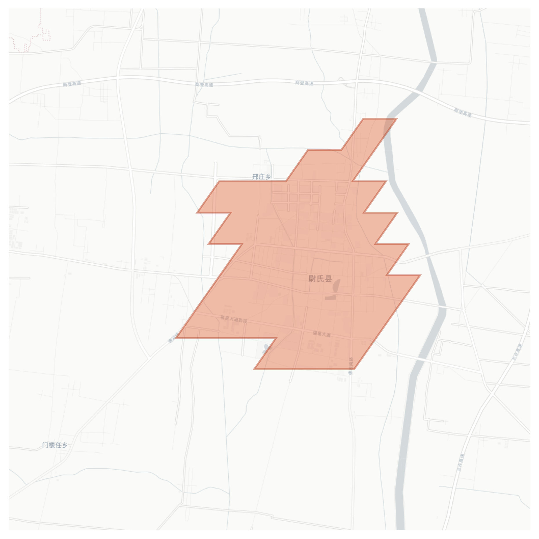 Weishi geographic map