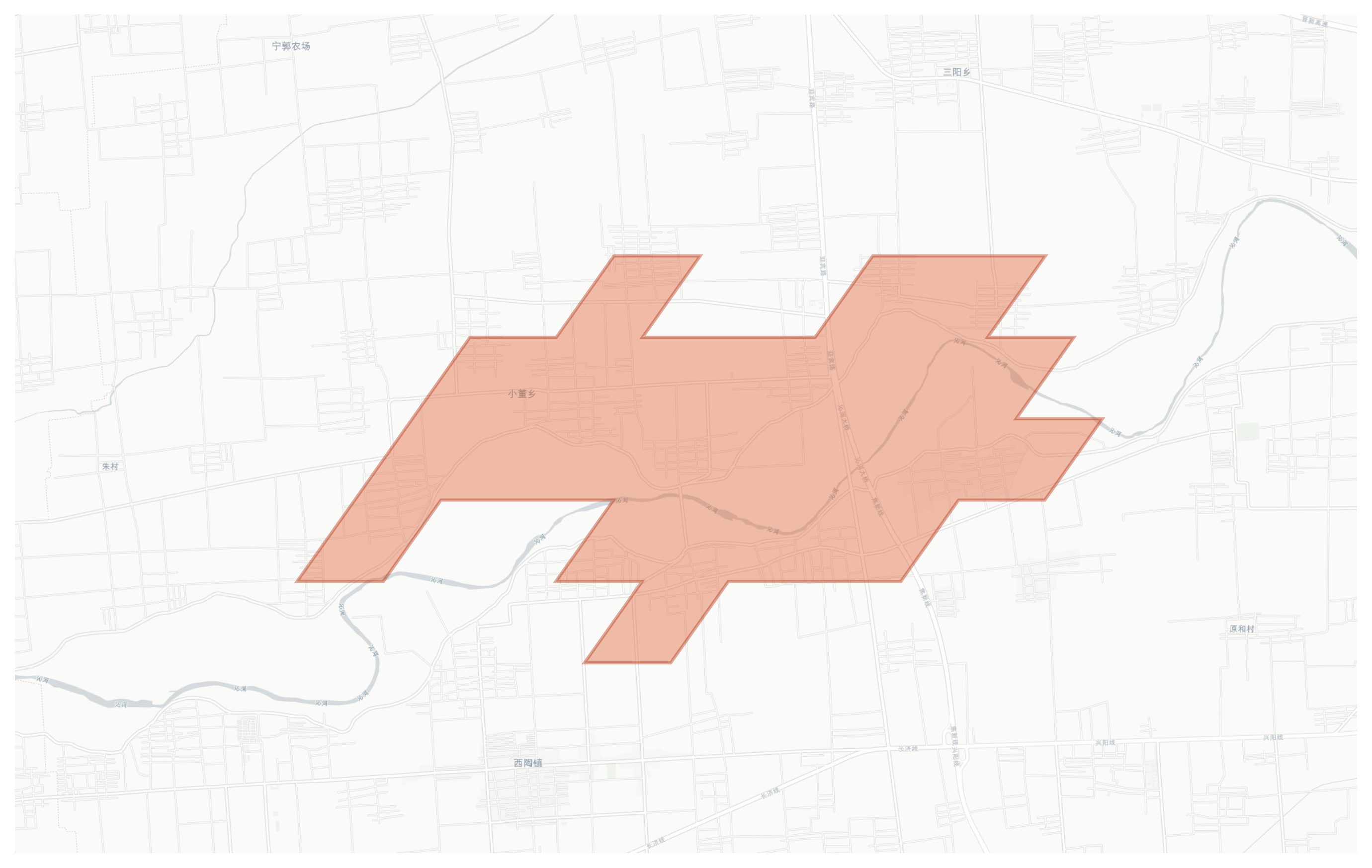 Xiaodong geographic map