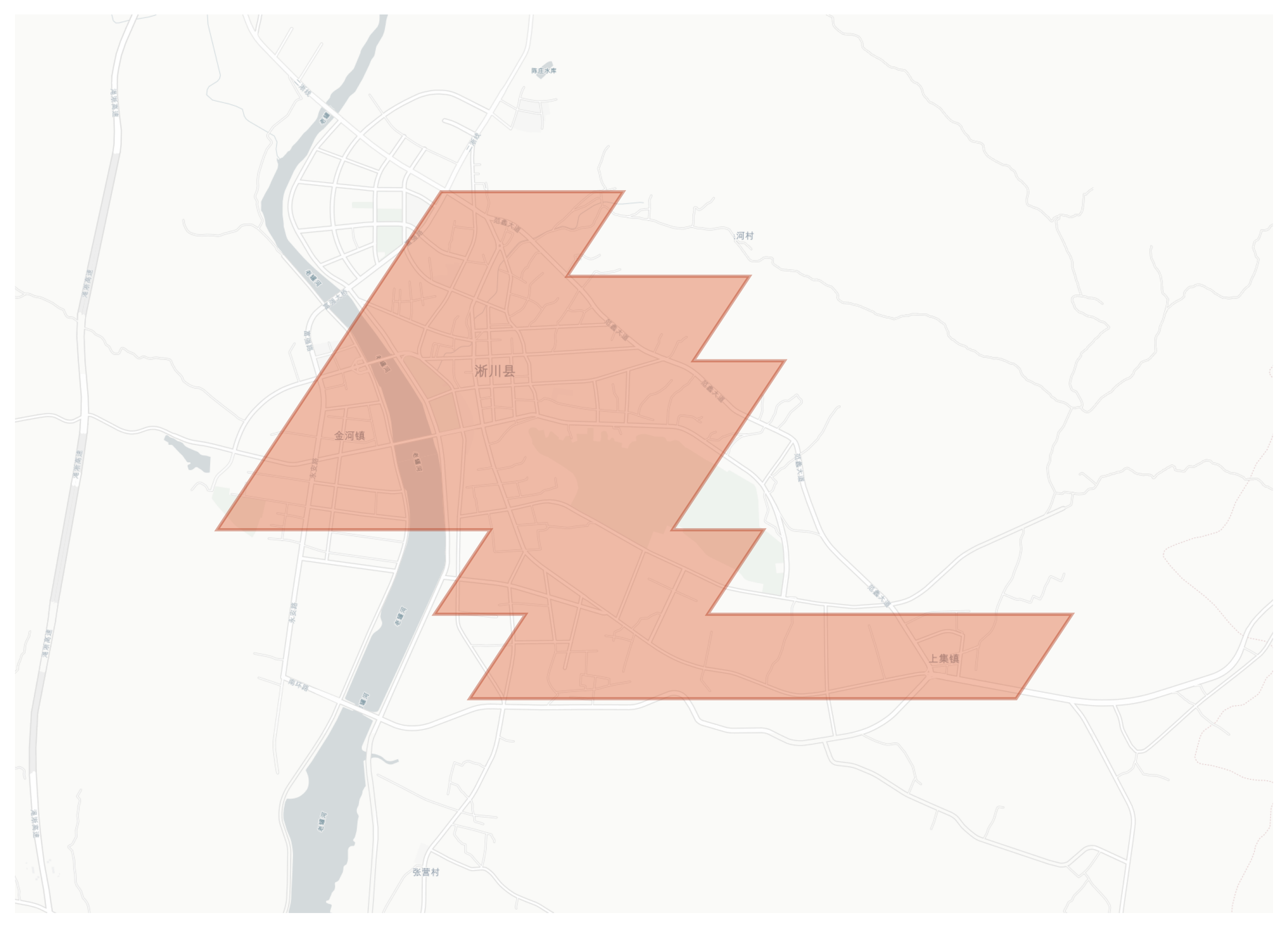 Xichuan geographic map