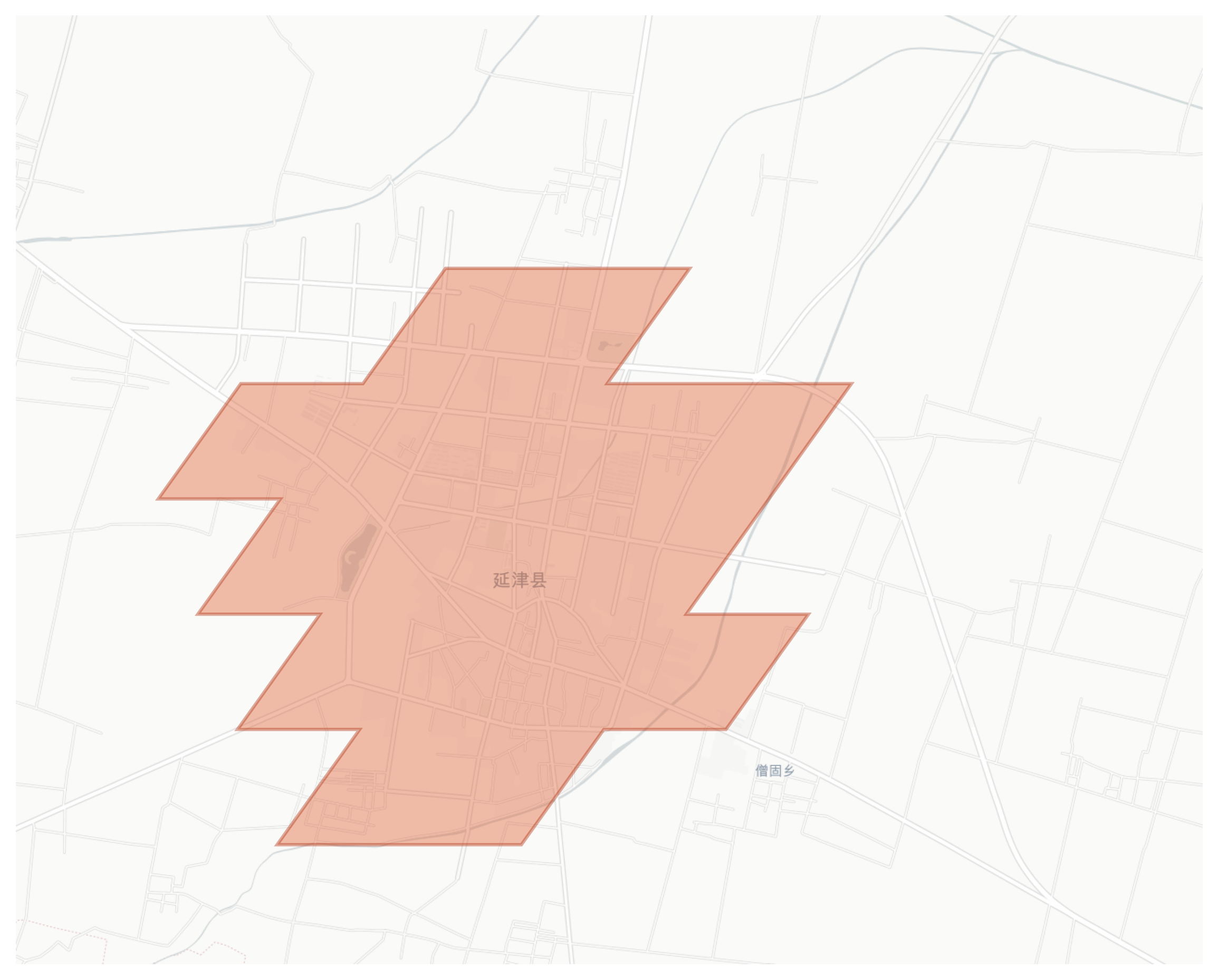 Yanjin geographic map