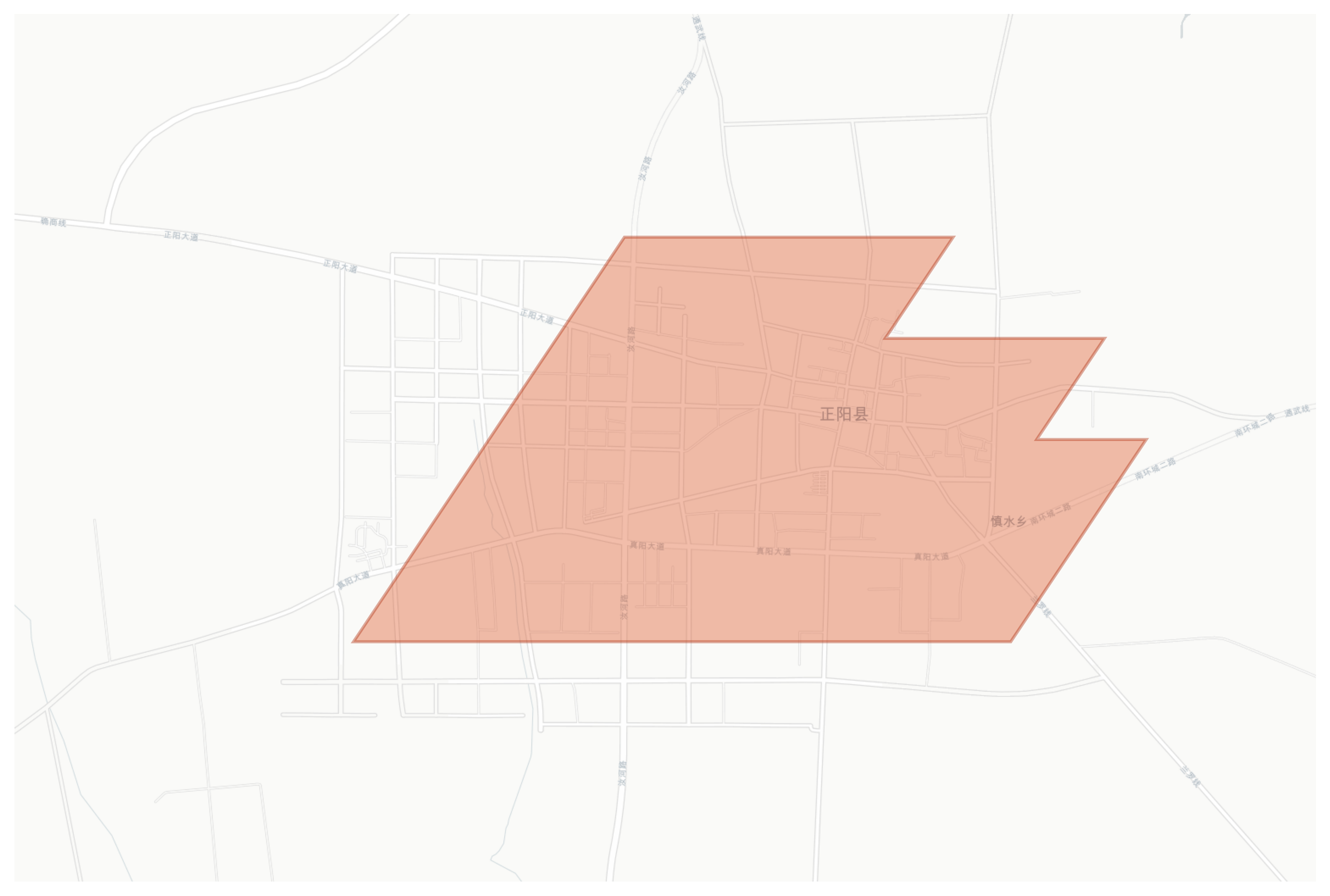 Zhengyang geographic map