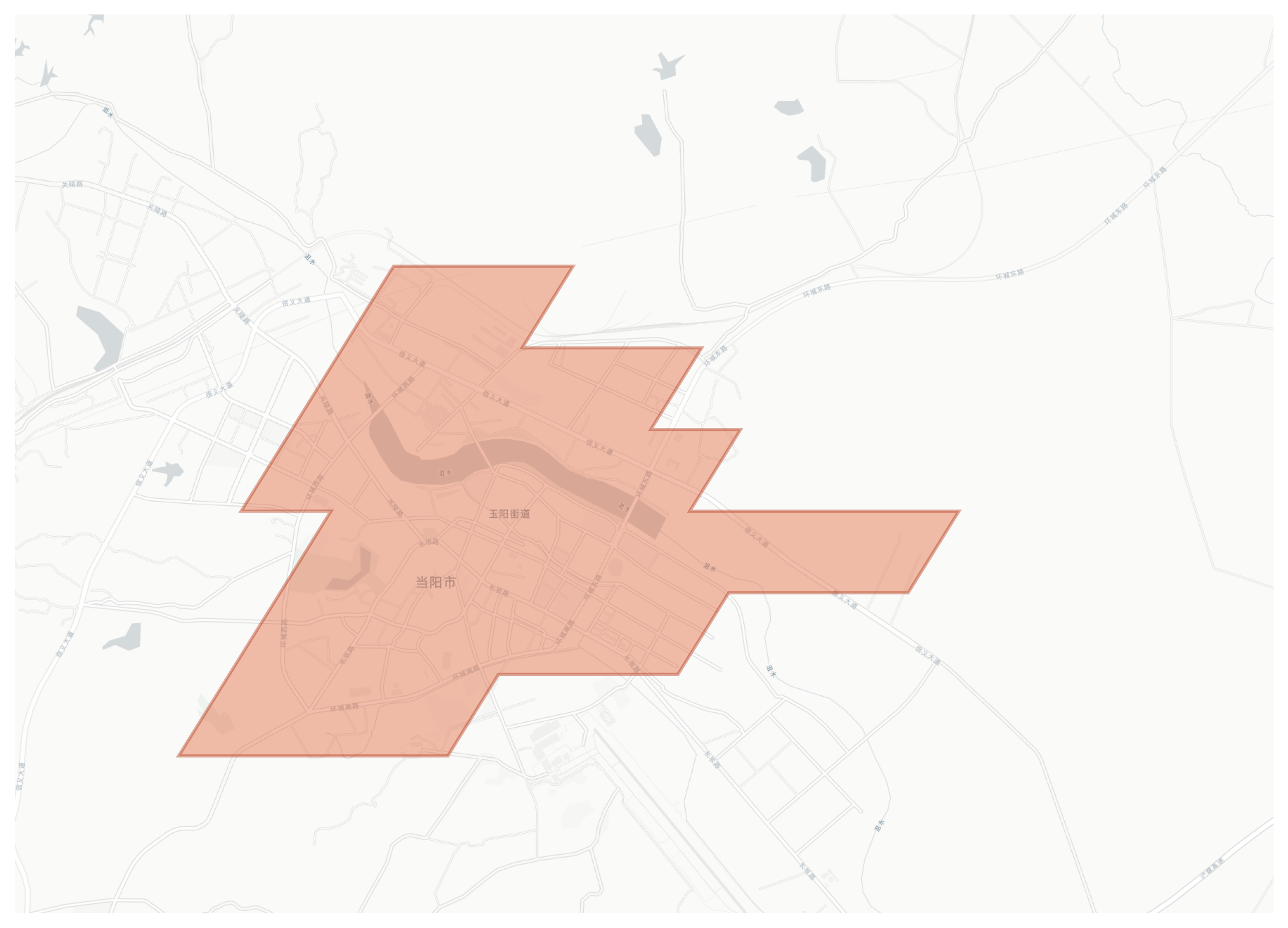 Dangyang geographic map