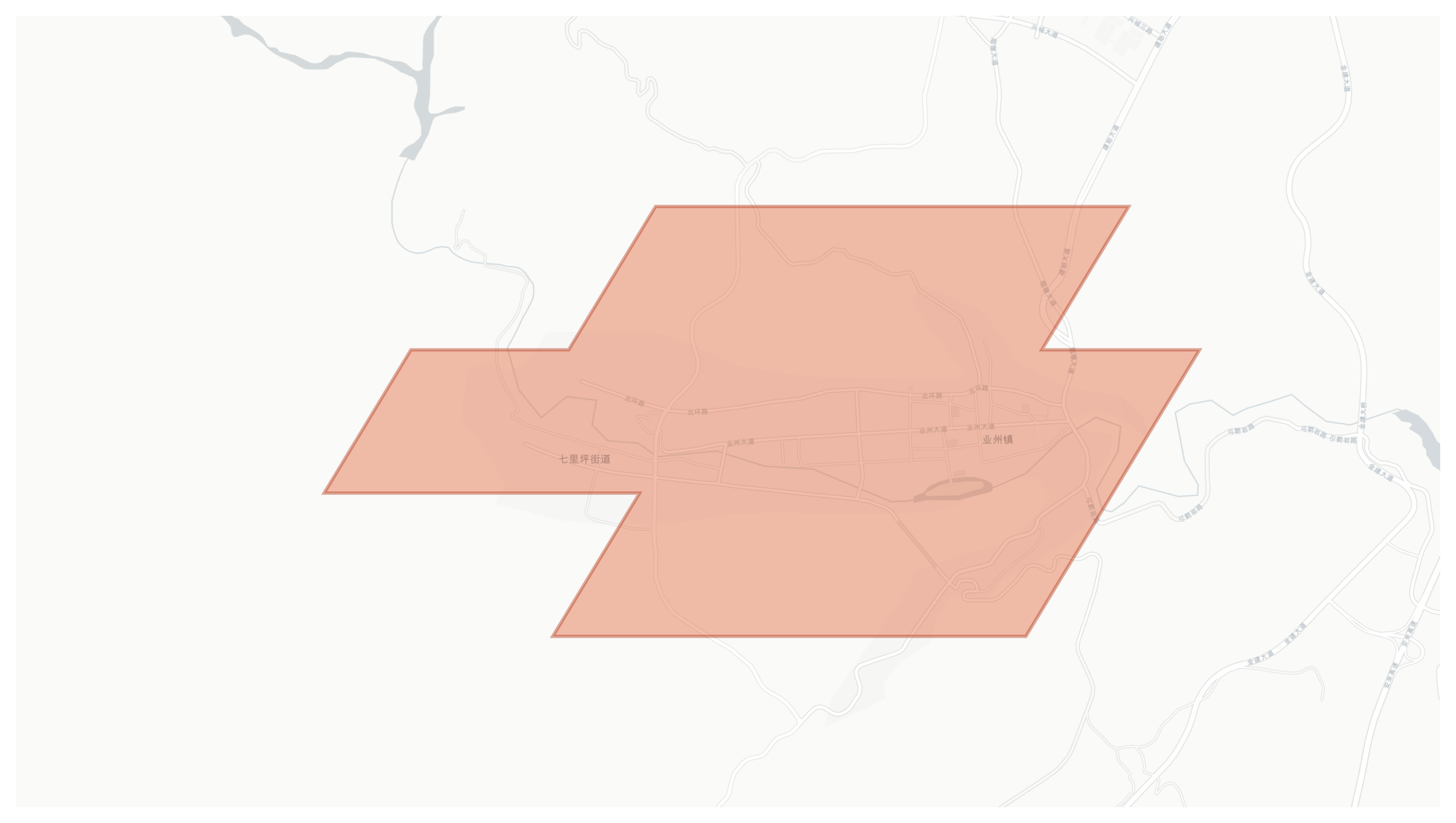 Jianshi geographic map