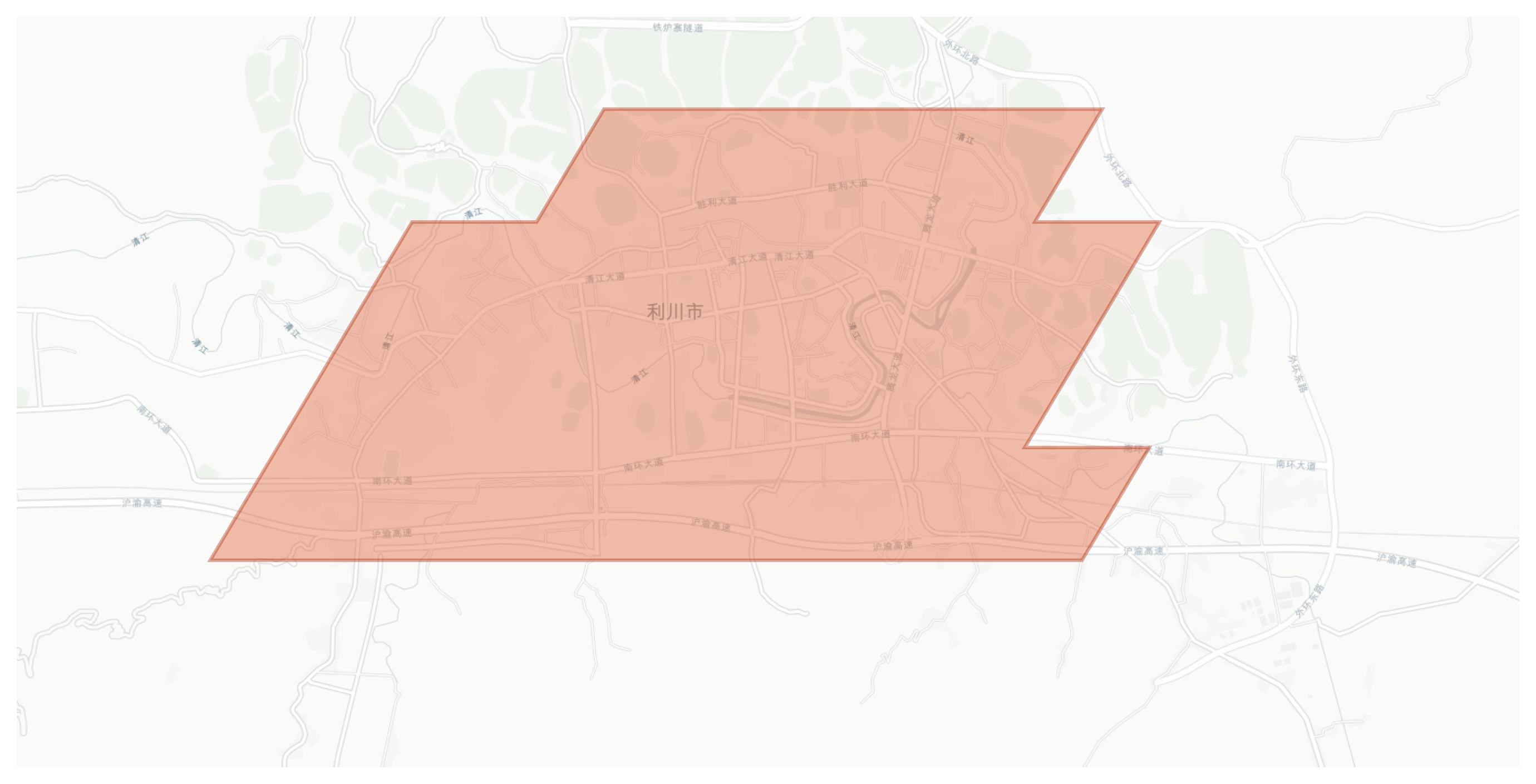 Lichuan geographic map