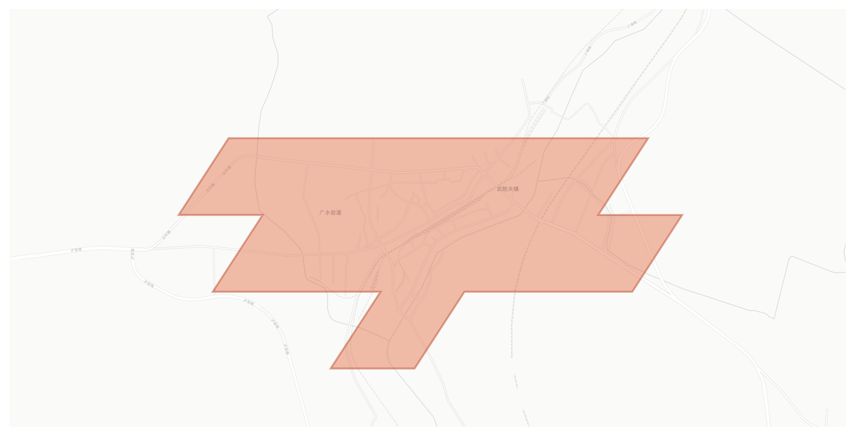 Wushengguan geographic map