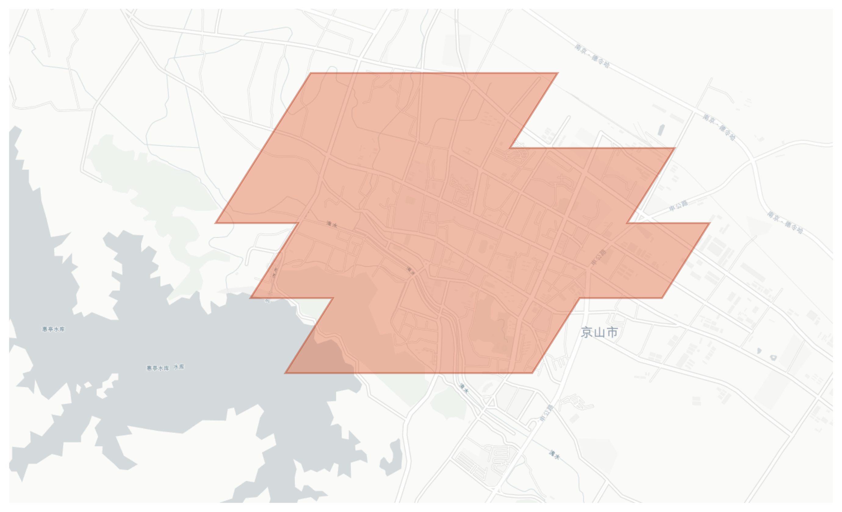 Xinshi geographic map