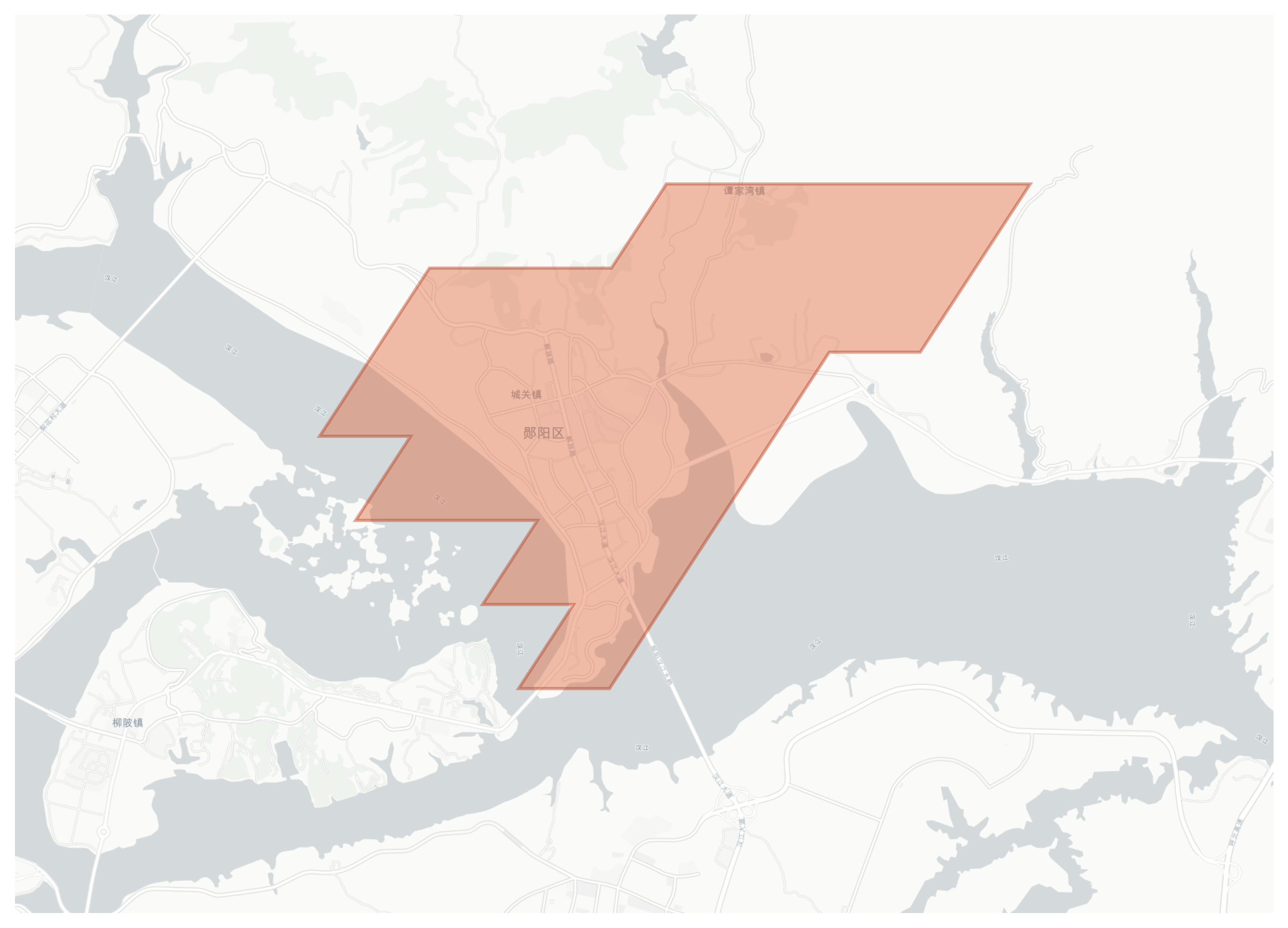 Yunyang geographic map