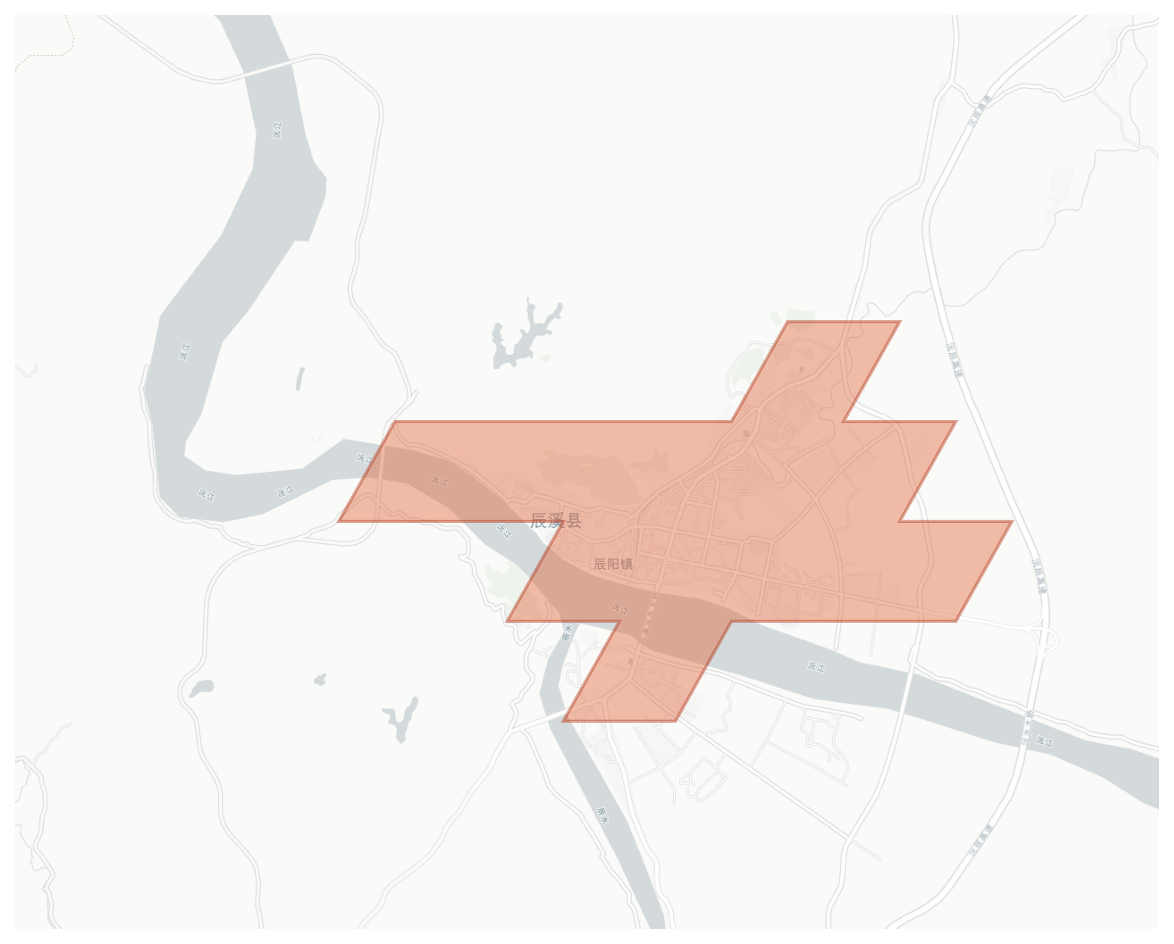 Chenxi geographic map