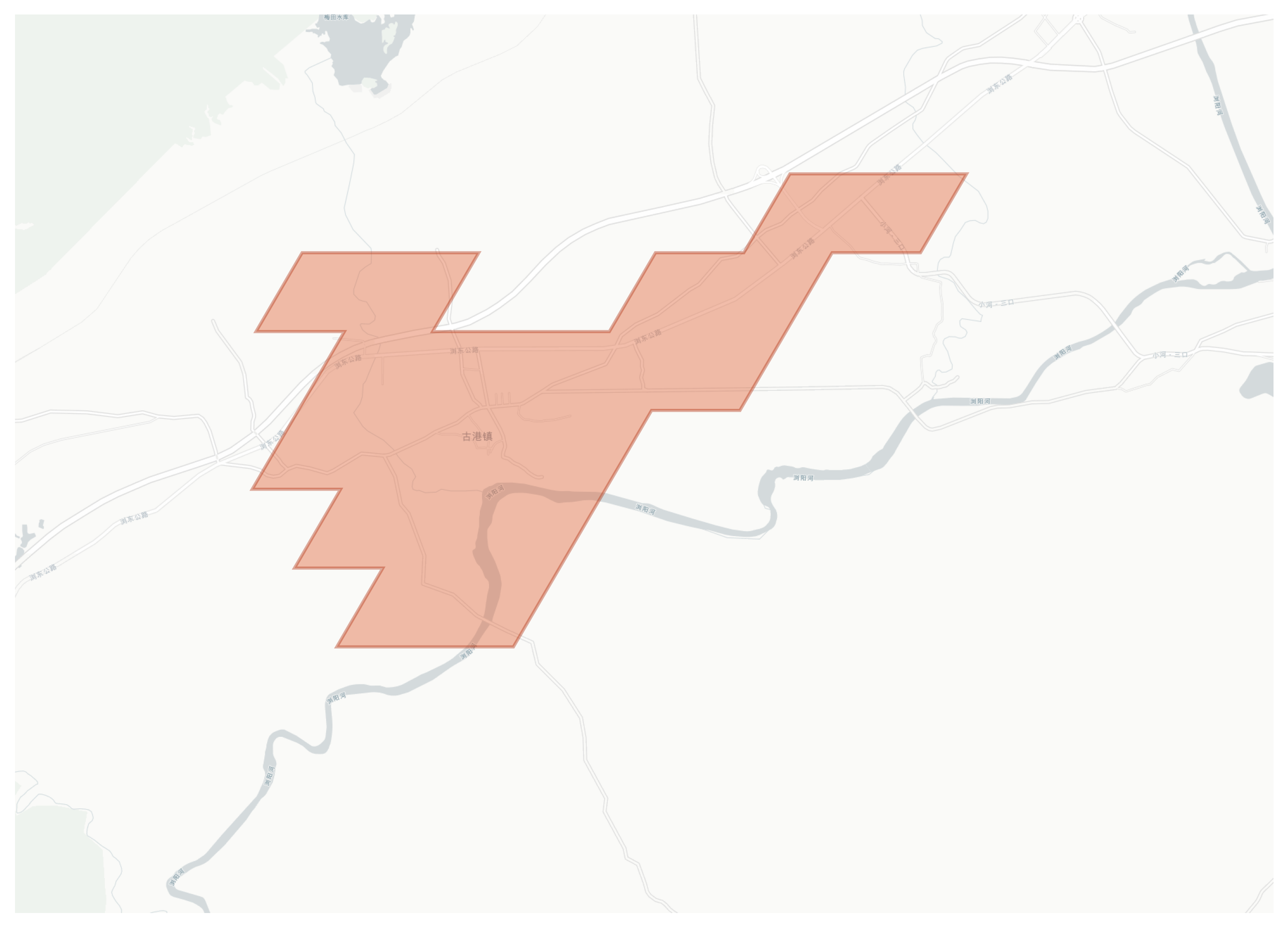 Gugang geographic map