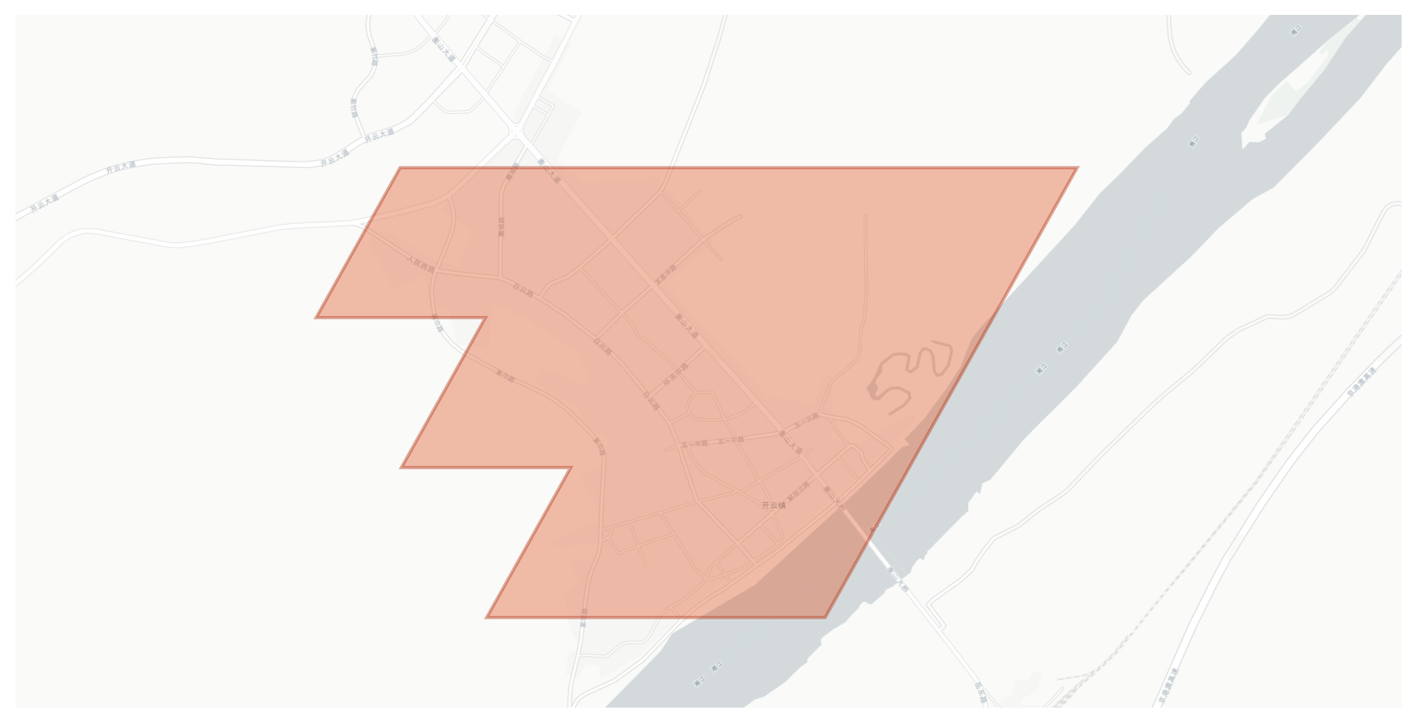 Hengshan geographic map