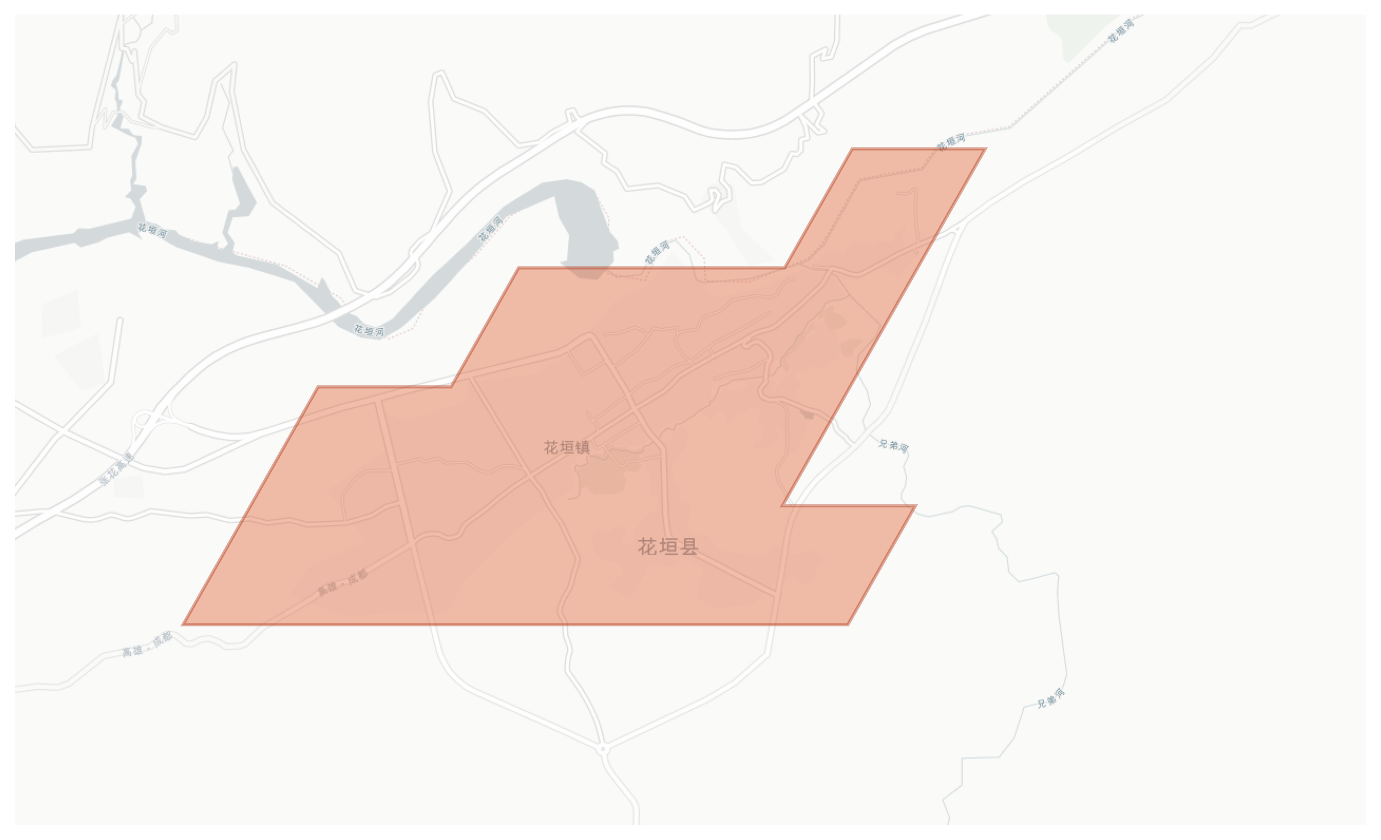 Huayuan geographic map