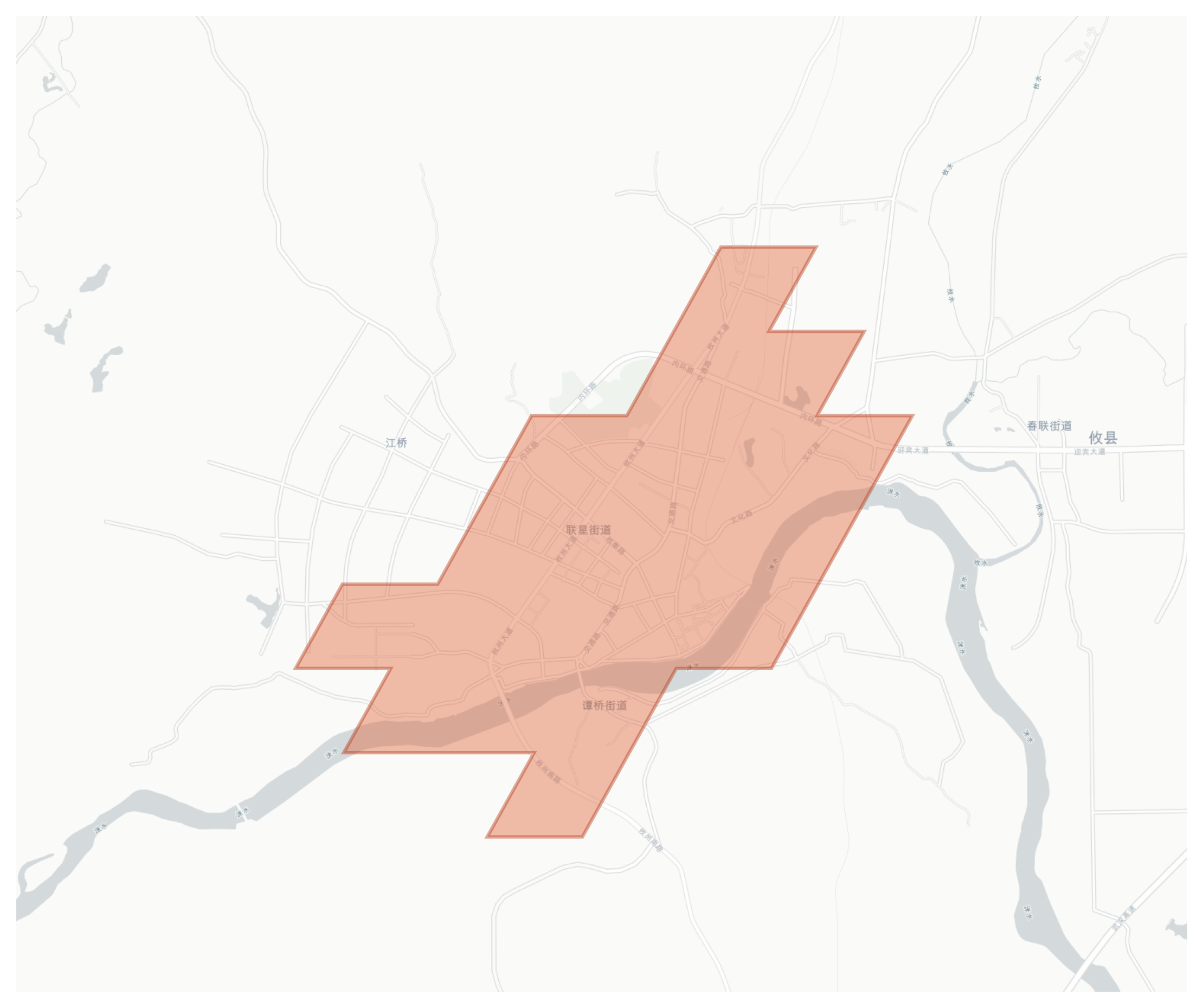 Lianxing geographic map