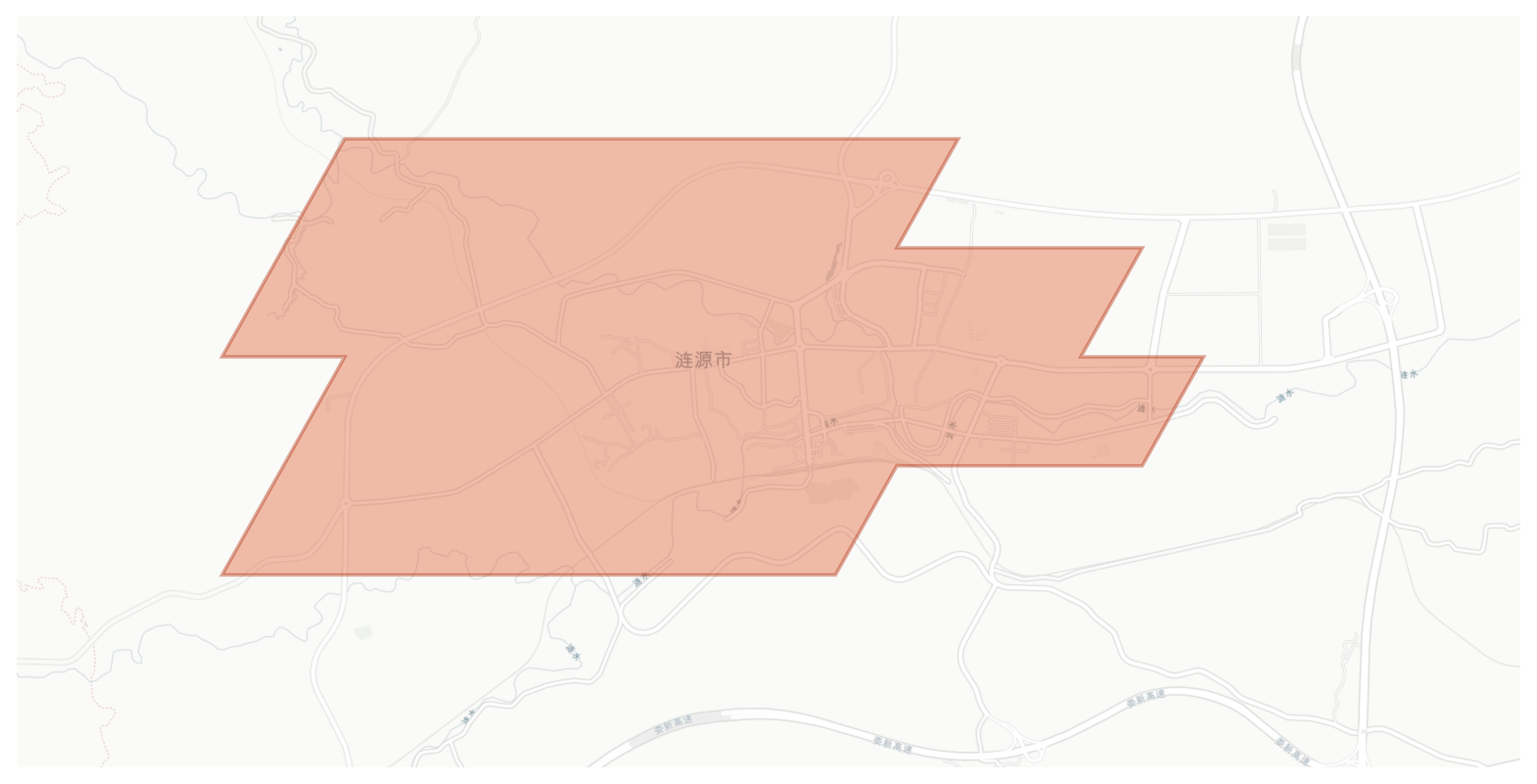 Lianyuan geographic map